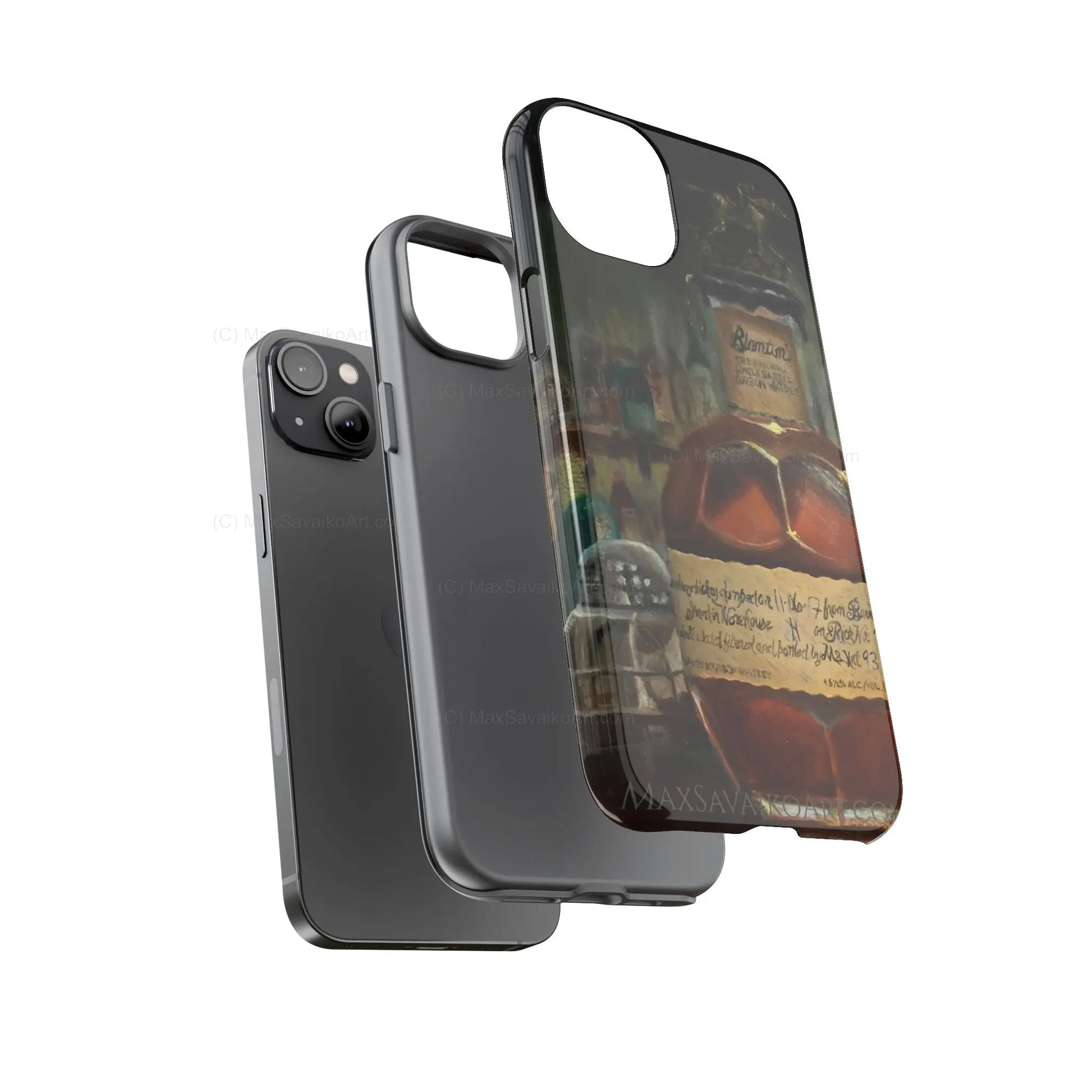 Bourbon iPhone Case Blanton's at the Bar     Printify