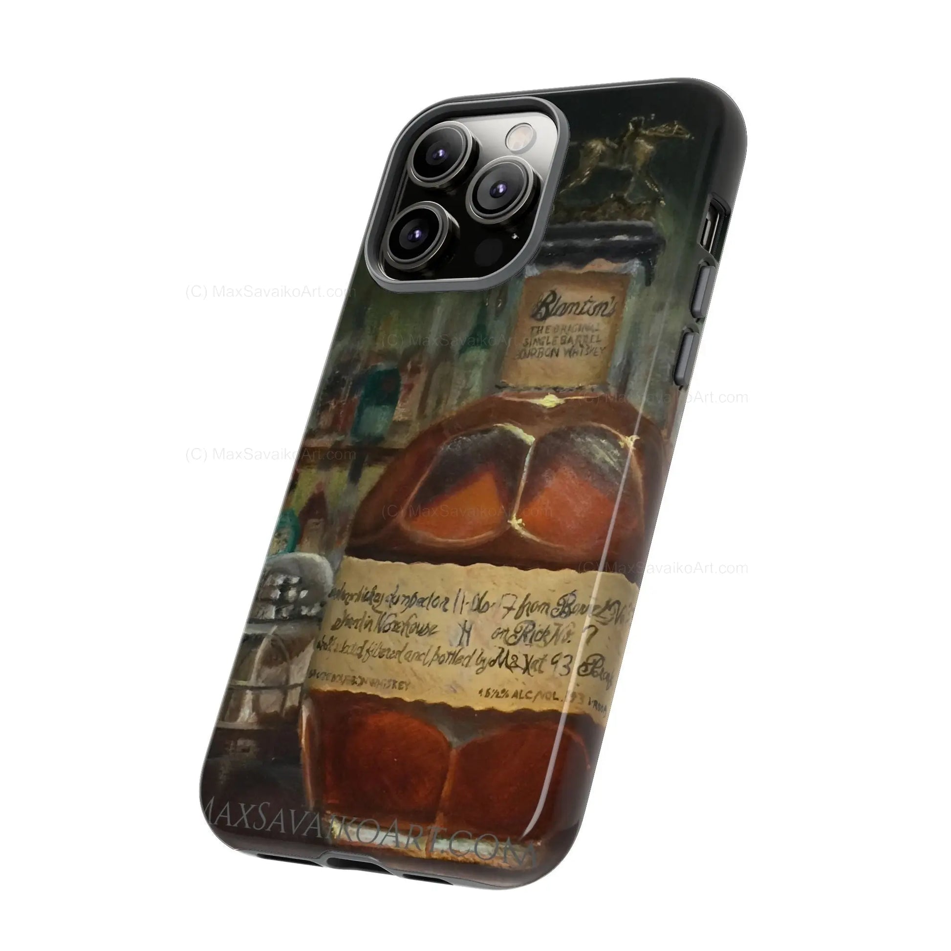 Bourbon iPhone Case Blanton's at the Bar     Printify