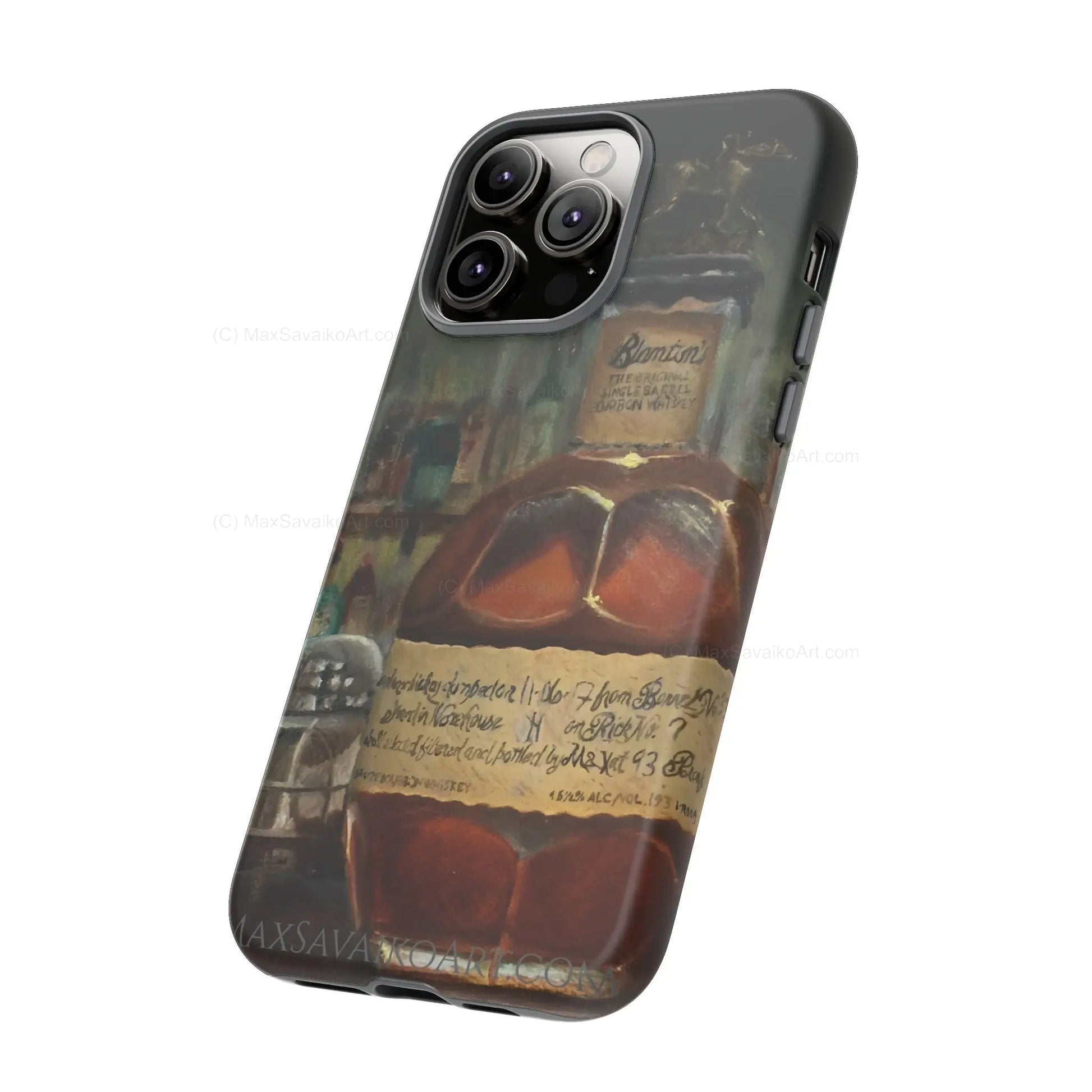 Bourbon iPhone Case Blanton's at the Bar     Printify