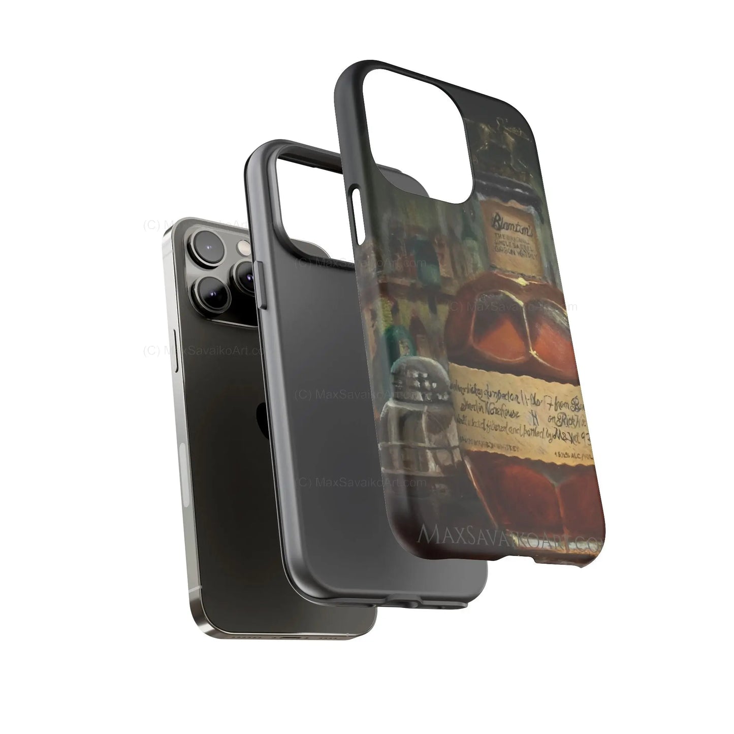 Bourbon iPhone Case Blanton's at the Bar     Printify