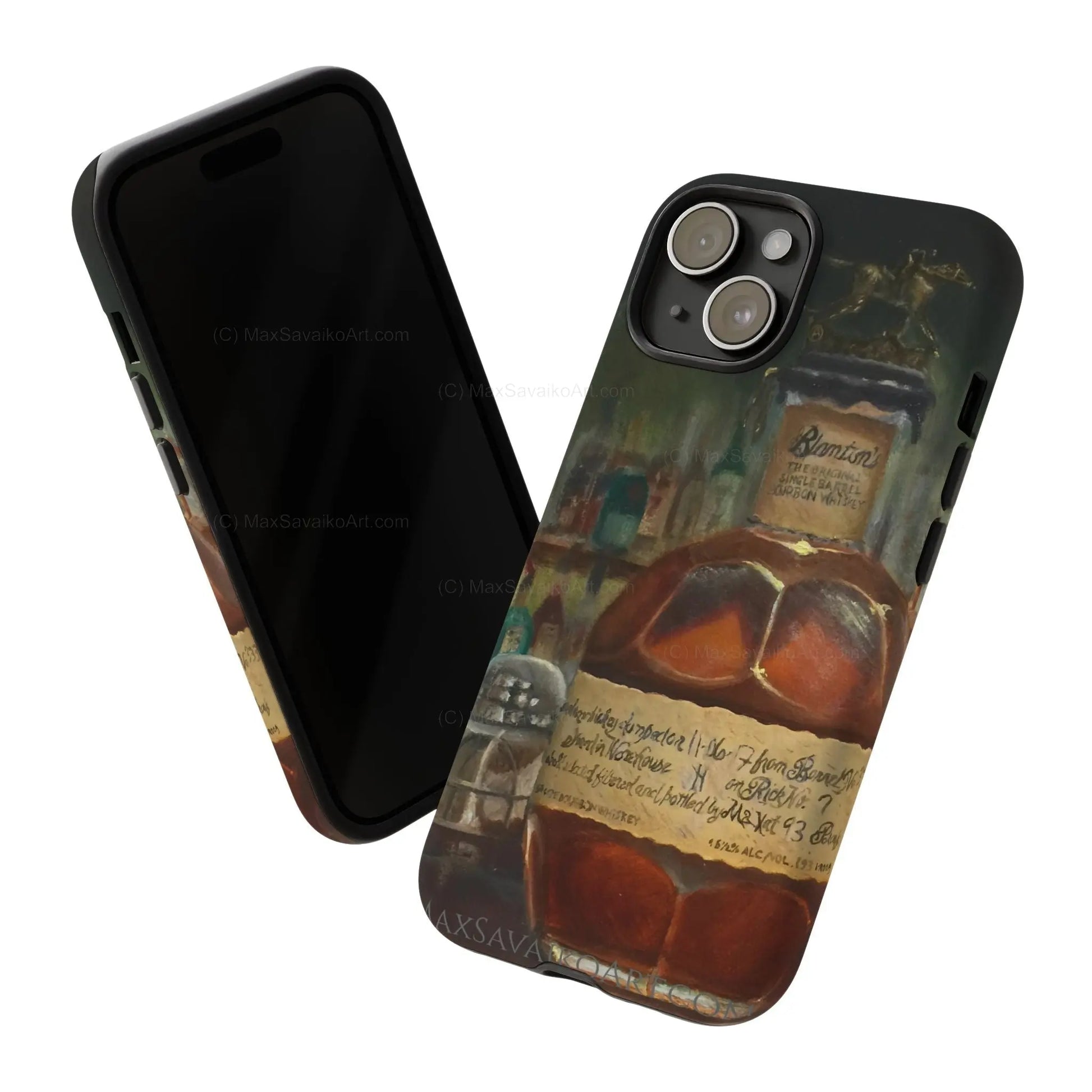 Bourbon iPhone Case Blanton's at the Bar     Printify