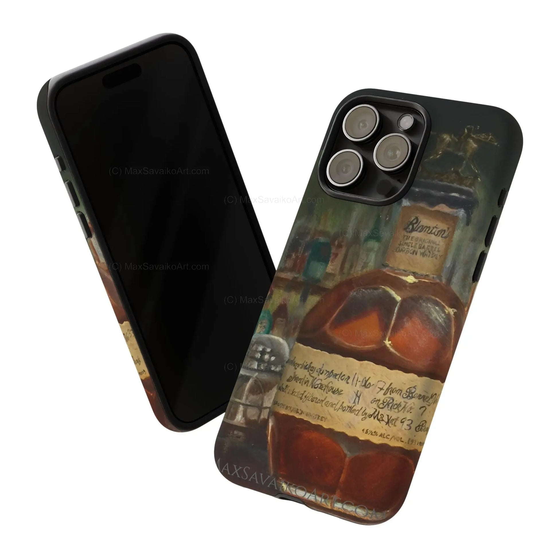 Bourbon iPhone Case Blanton's at the Bar     Printify