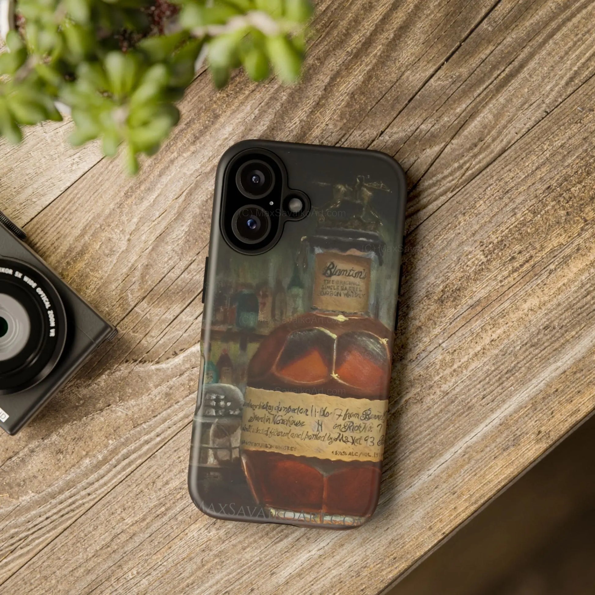 Bourbon iPhone Case Blanton's at the Bar     Printify