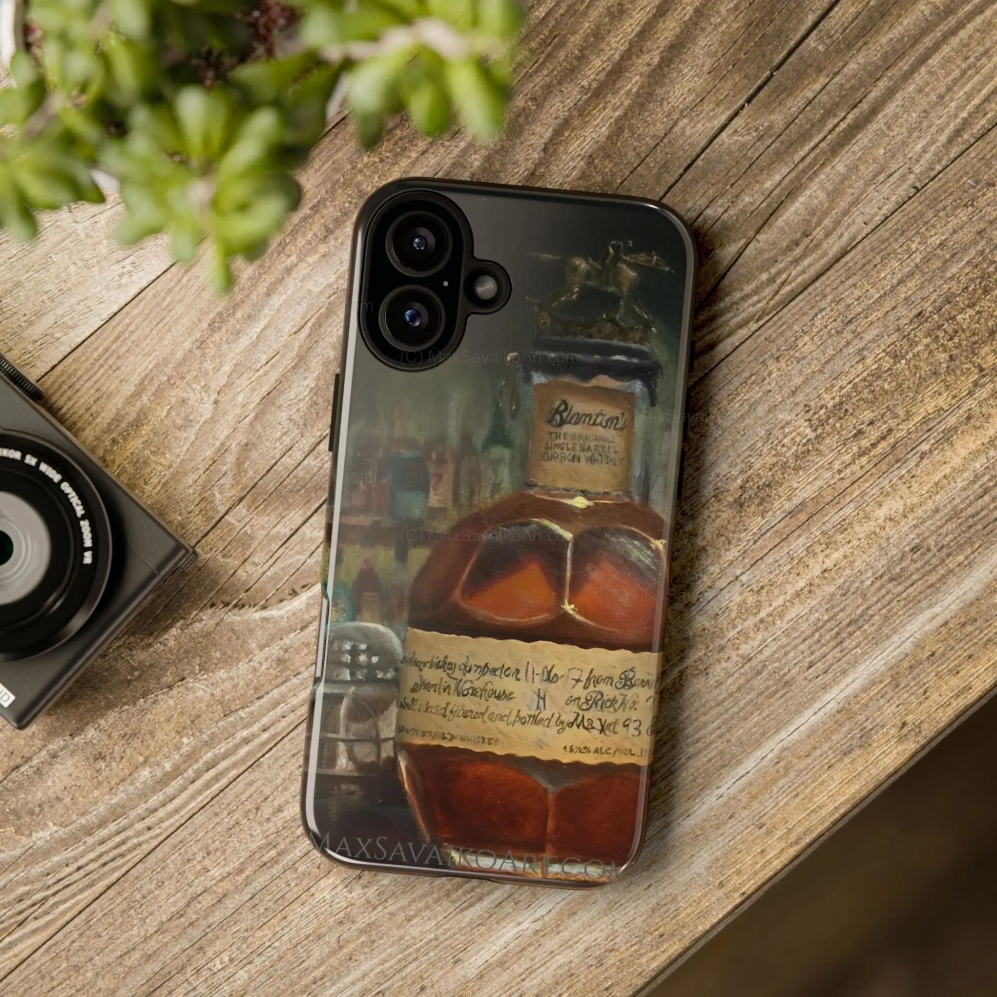 Bourbon iPhone Case Blanton's at the Bar     Printify