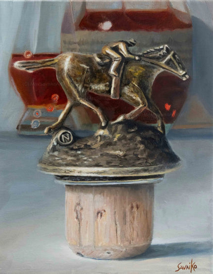 Custom Oil Painting - The Hardest Blanton Letter to find - Letter N artwork     Max Savaiko Art