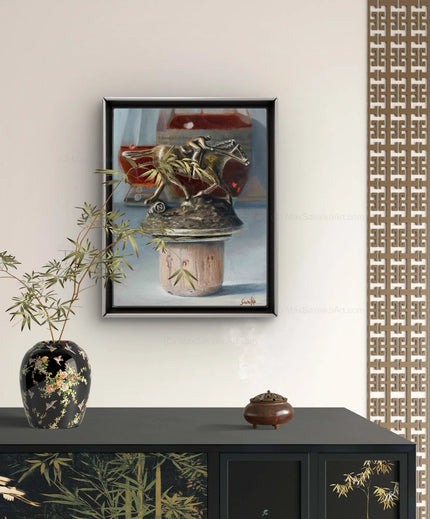 Custom Oil Painting - The Hardest Blanton Letter to find - Letter N artwork     Max Savaiko Art