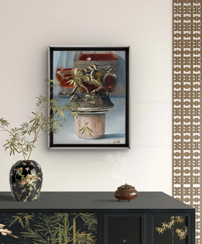 Custom Oil Painting - The Hardest Blanton Letter to find - Letter N artwork     Max Savaiko Art