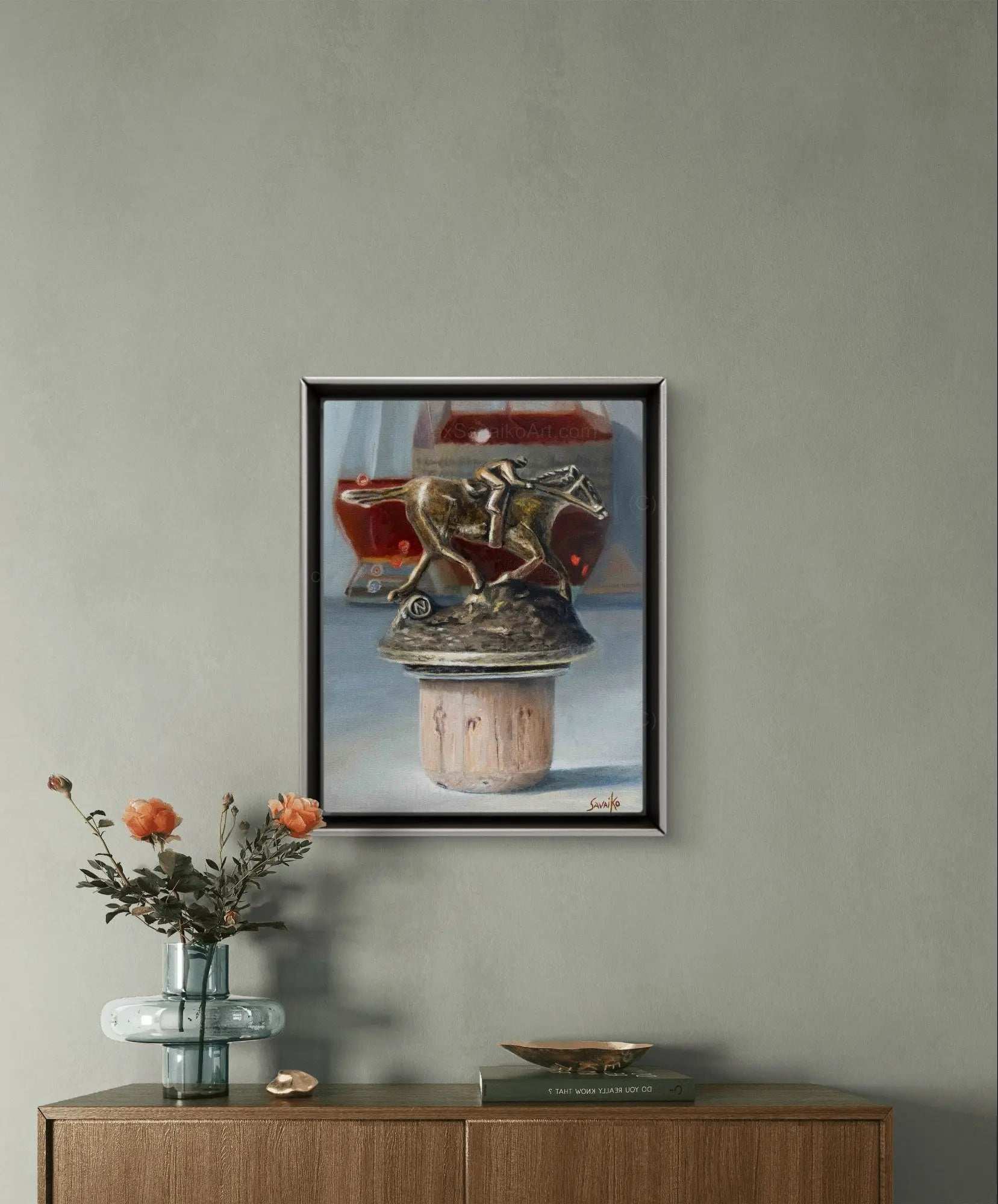 Custom Oil Painting - The Hardest Blanton Letter to find - Letter N artwork     Max Savaiko Art