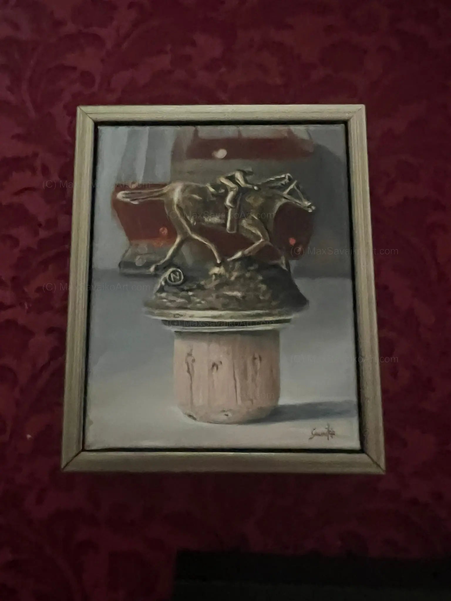 Custom Oil Painting - The Hardest Blanton Letter to find - Letter N artwork     Max Savaiko Art