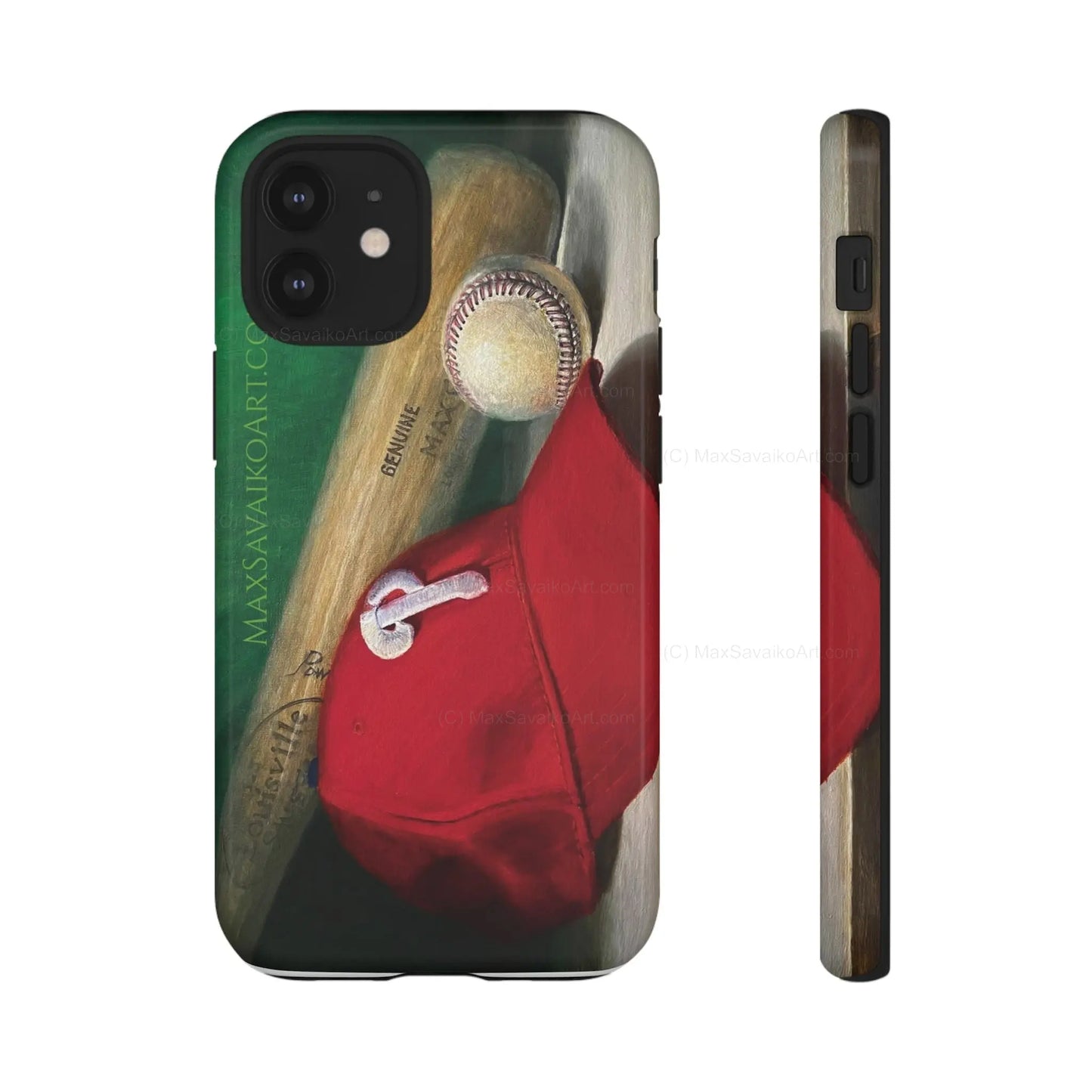 Custom Phone Case Philadelphia Phillies Play Ball Art - Max Savaiko Art Gallery