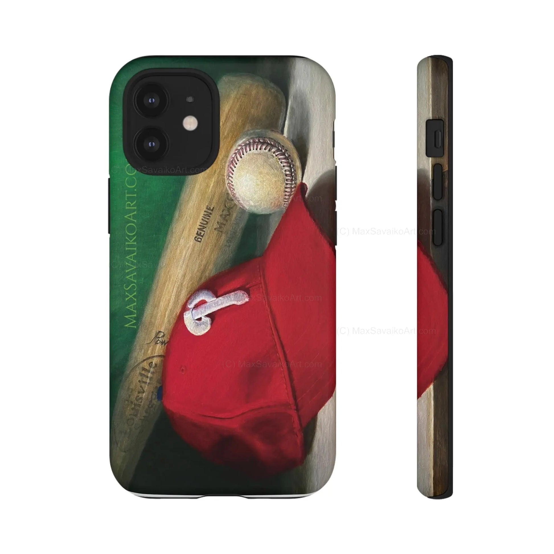 Custom Phone Case Philadelphia Phillies Play Ball Art - Max Savaiko Art Gallery