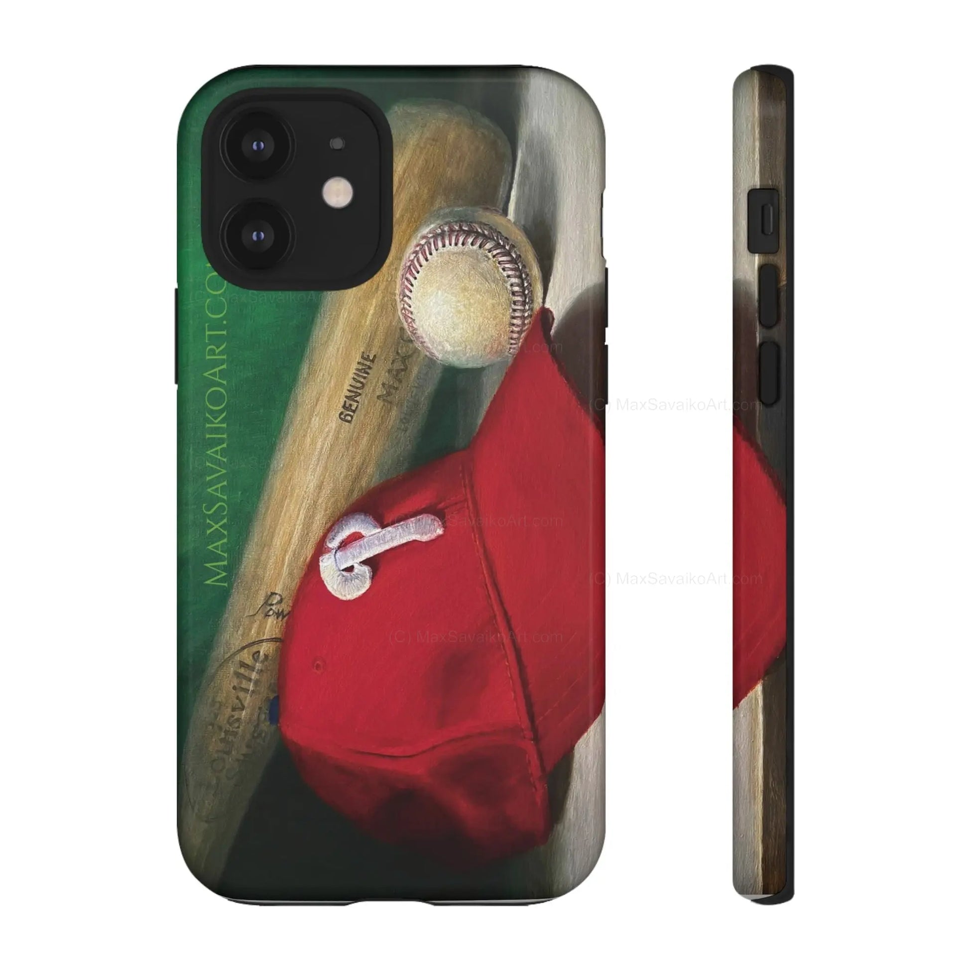 Custom Phone Case Philadelphia Phillies Play Ball Art - Max Savaiko Art Gallery