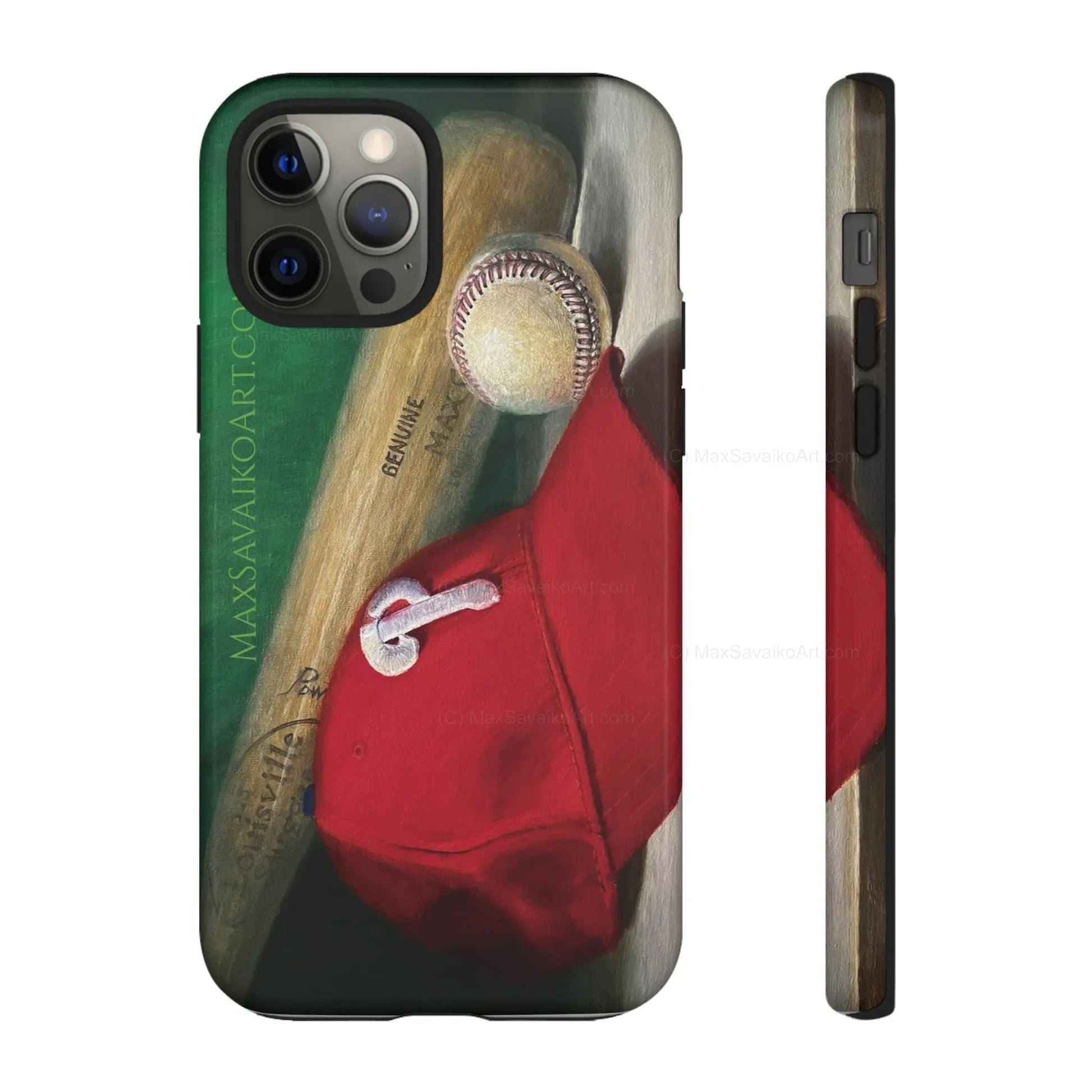 Custom Phone Case Philadelphia Phillies Play Ball Art - Max Savaiko Art Gallery