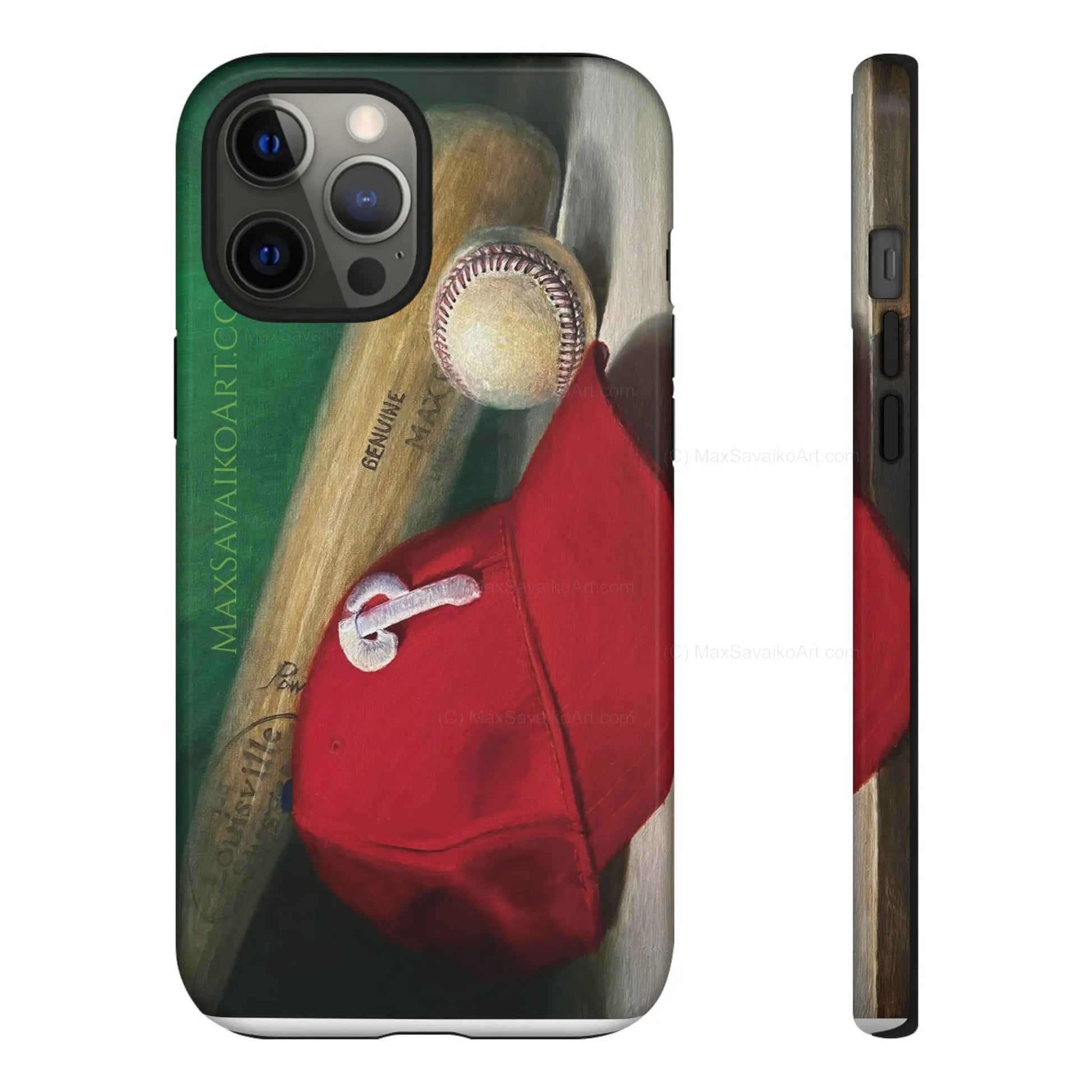 Custom Phone Case Philadelphia Phillies Play Ball Art - Max Savaiko Art Gallery