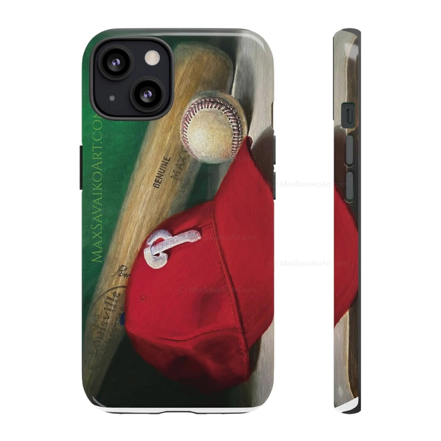 Custom Phone Case Philadelphia Phillies Play Ball Art - Max Savaiko Art Gallery