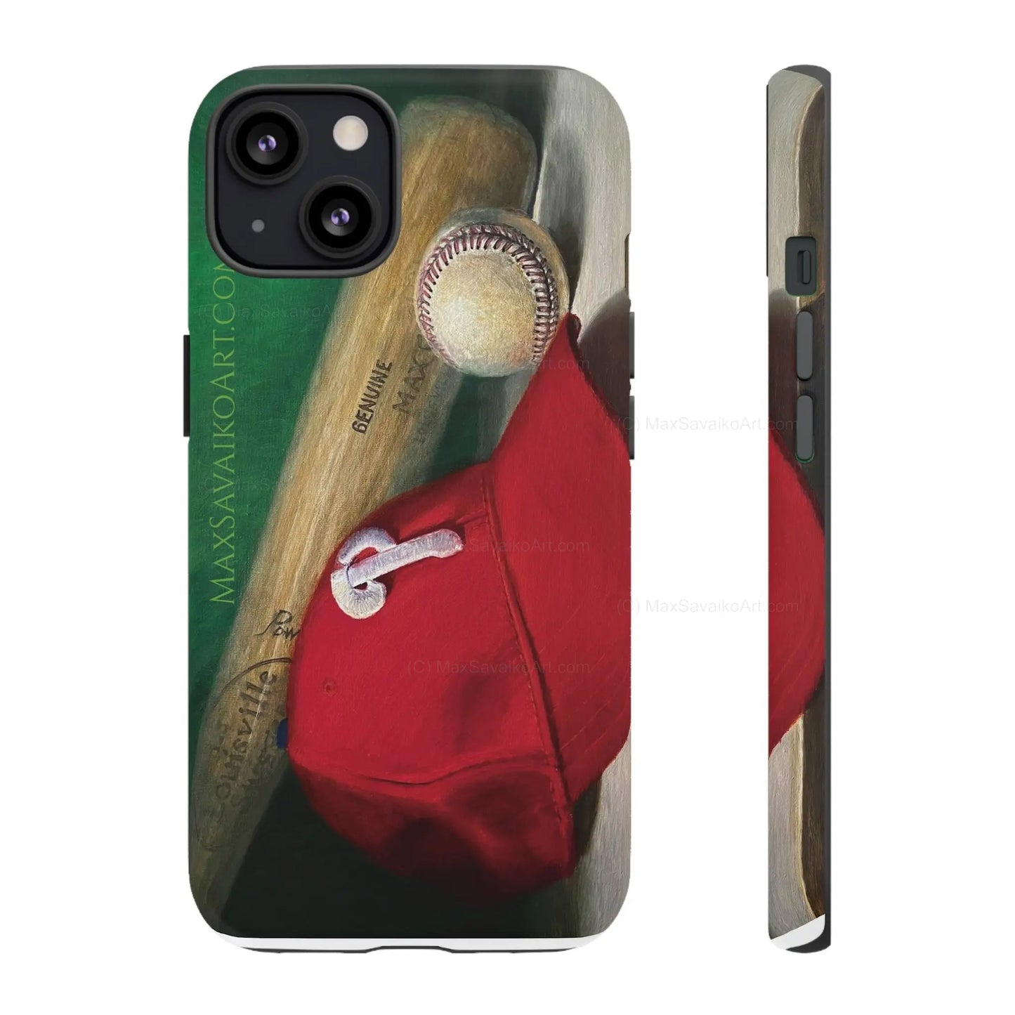 Custom Phone Case Philadelphia Phillies Play Ball Art - Max Savaiko Art Gallery