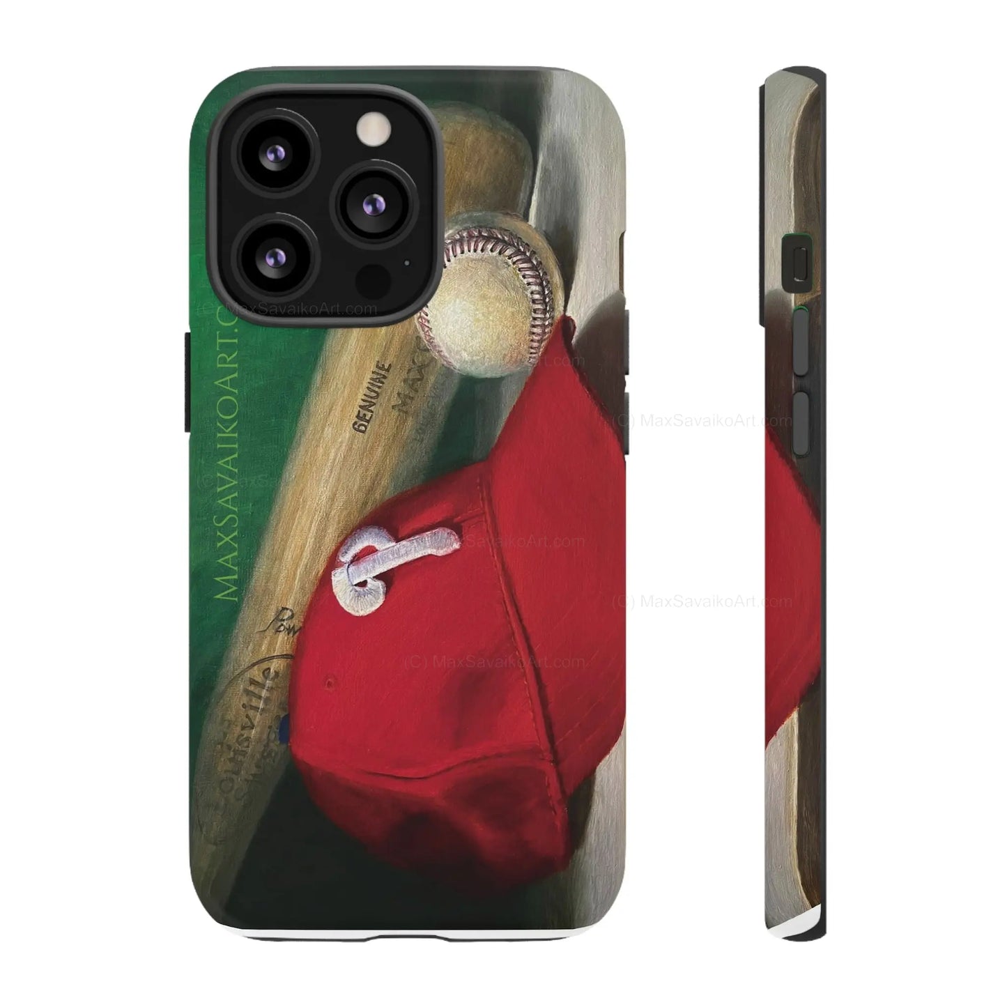 Custom Phone Case Philadelphia Phillies Play Ball Art - Max Savaiko Art Gallery