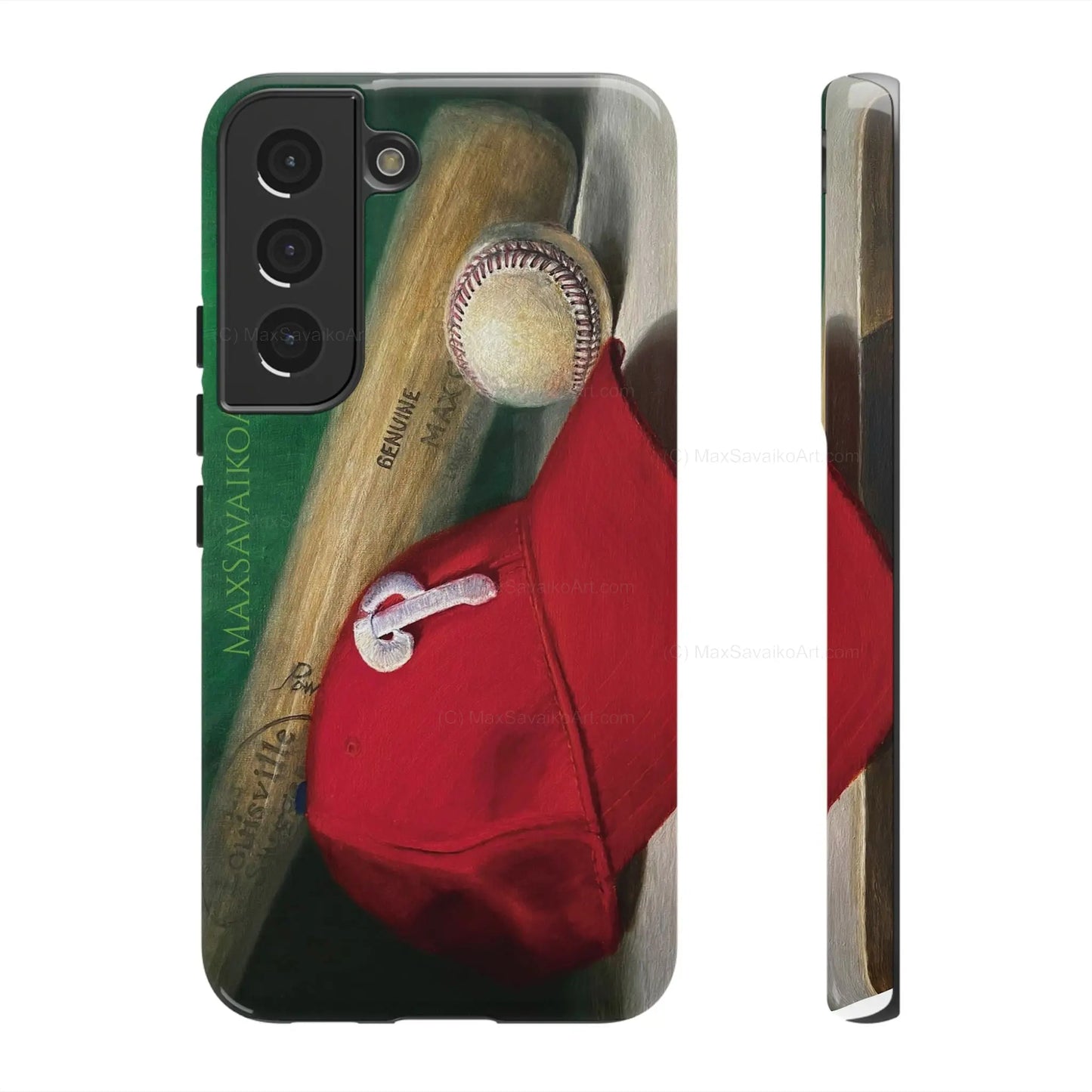 Custom Phone Case Philadelphia Phillies Play Ball Art - Max Savaiko Art Gallery