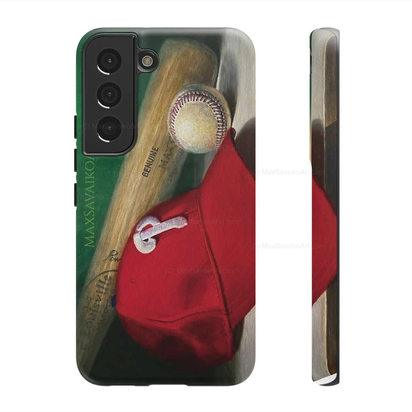 Custom Phone Case Philadelphia Phillies Play Ball Art - Max Savaiko Art Gallery