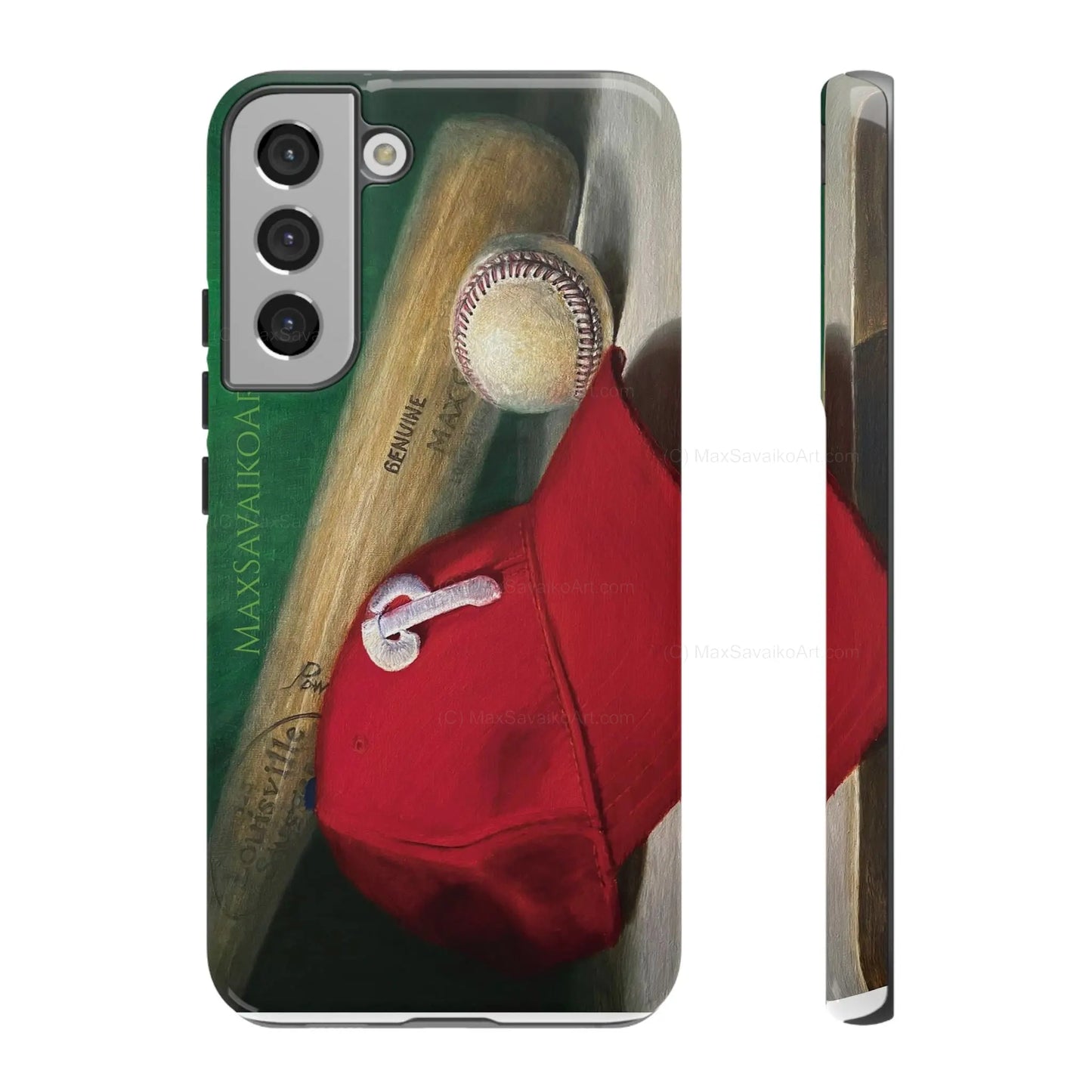 Custom Phone Case Philadelphia Phillies Play Ball Art - Max Savaiko Art Gallery