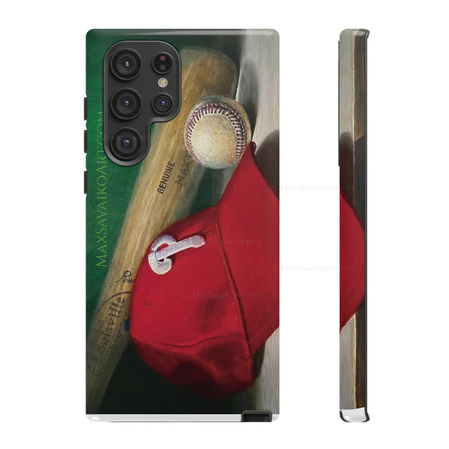 Custom Phone Case Philadelphia Phillies Play Ball Art - Max Savaiko Art Gallery