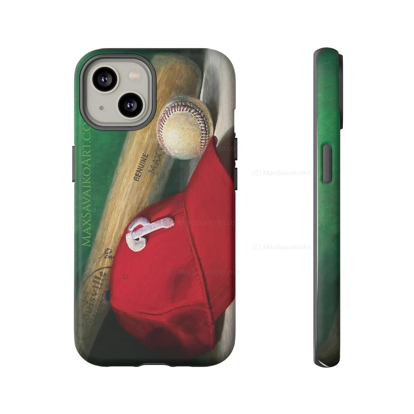 Custom Phone Case Philadelphia Phillies Play Ball Art - Max Savaiko Art Gallery