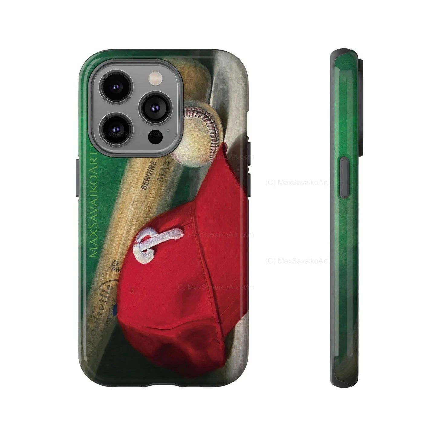 Custom Phone Case Philadelphia Phillies Play Ball Art     Printify