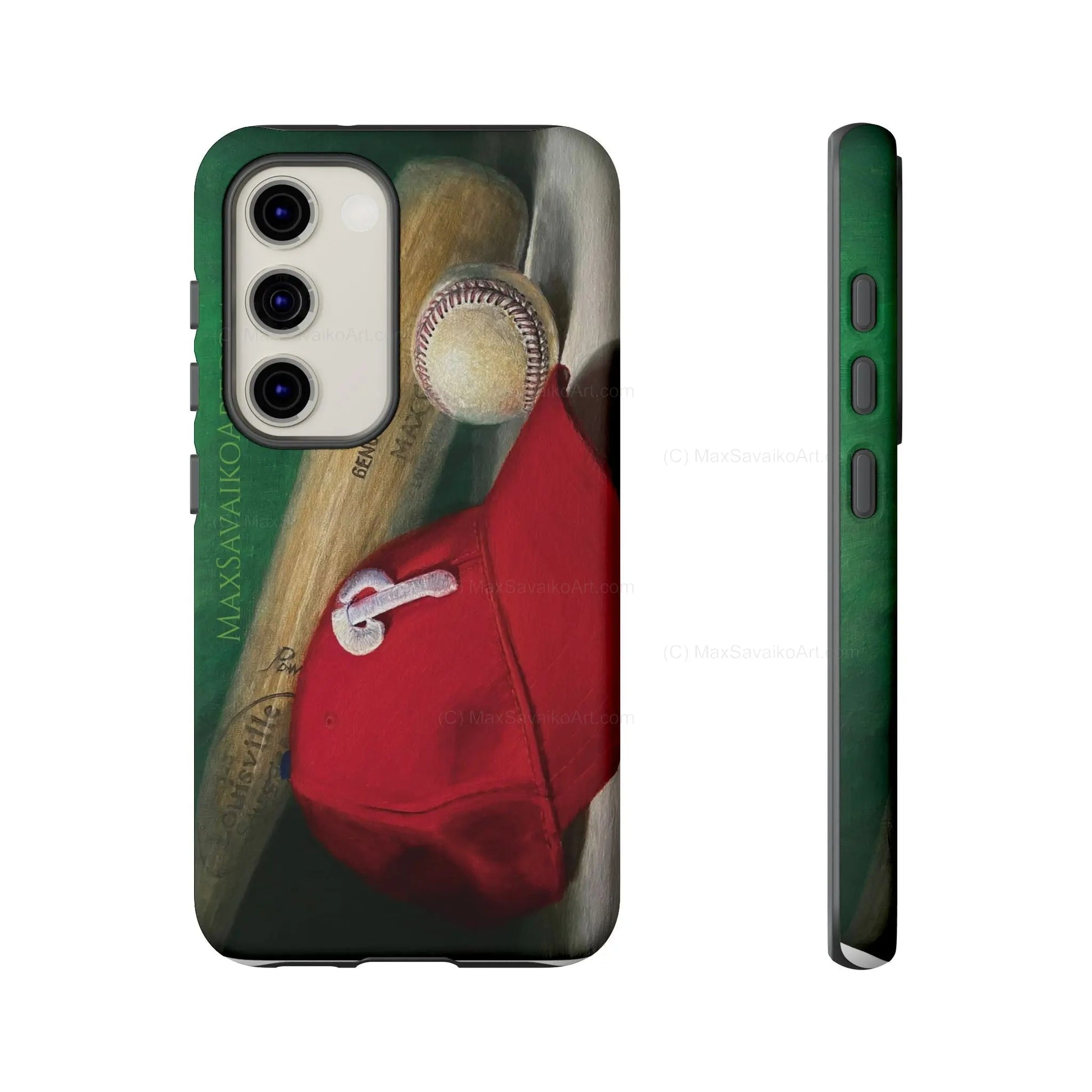 Custom Phone Case Philadelphia Phillies Play Ball Art - Max Savaiko Art Gallery