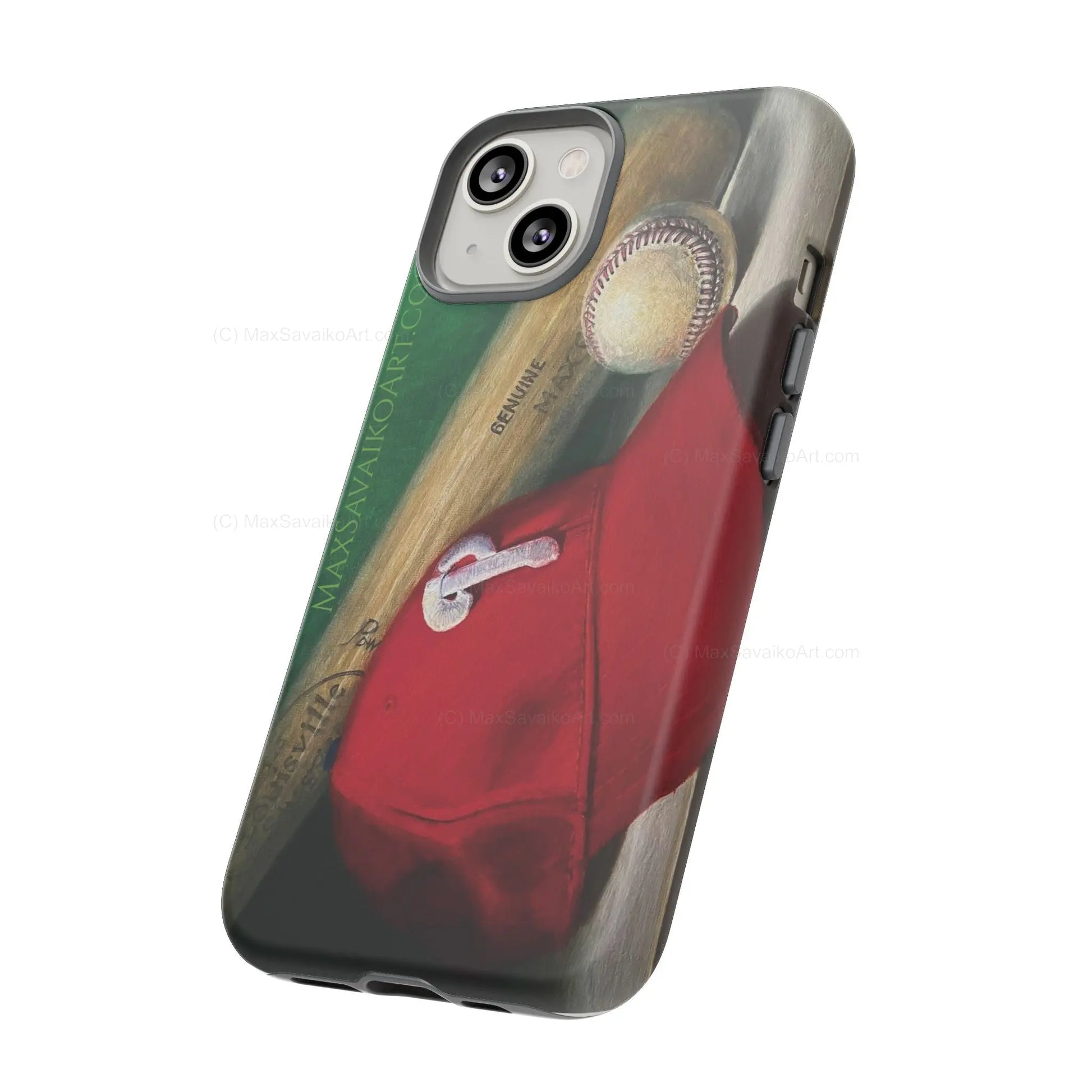 Custom Phone Case Philadelphia Phillies Play Ball Art - Max Savaiko Art Gallery