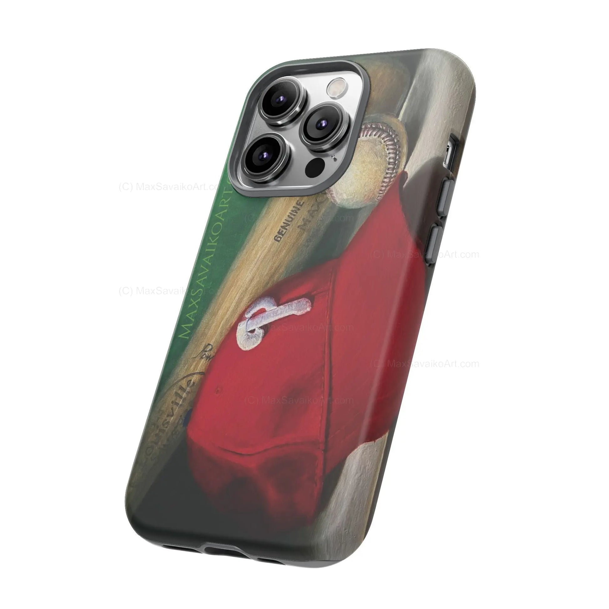 Custom Phone Case Philadelphia Phillies Play Ball Art - Max Savaiko Art Gallery