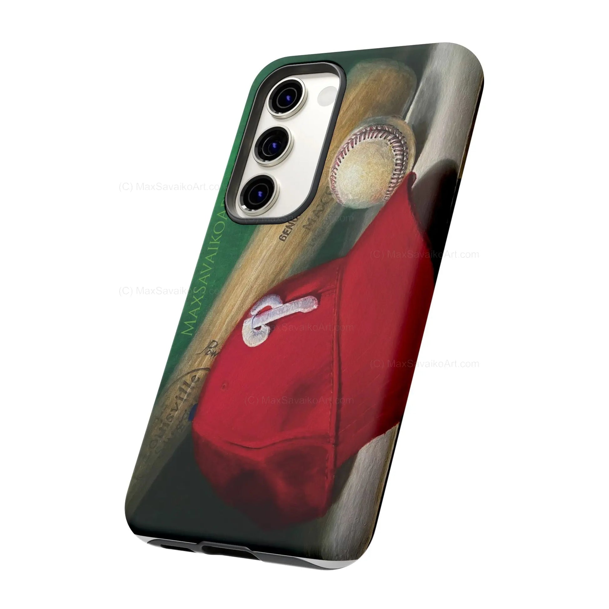 Custom Phone Case Philadelphia Phillies Play Ball Art - Max Savaiko Art Gallery