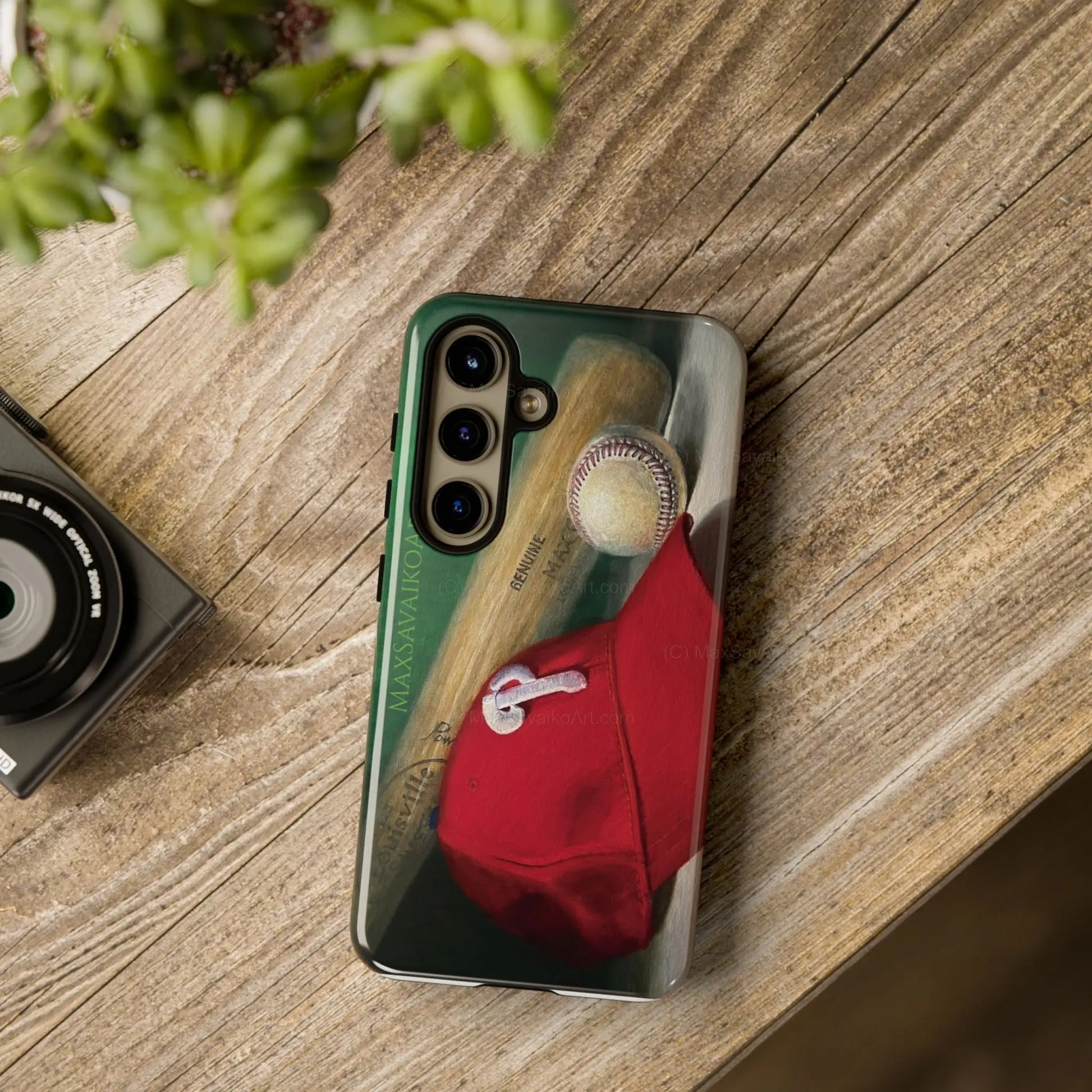 Custom Phone Case Philadelphia Phillies Play Ball Art     Printify