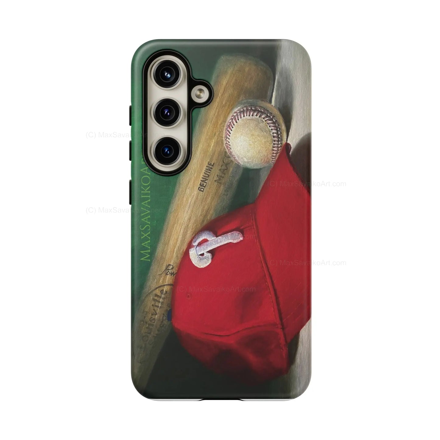 Custom Phone Case Philadelphia Phillies Play Ball Art - Max Savaiko Art Gallery