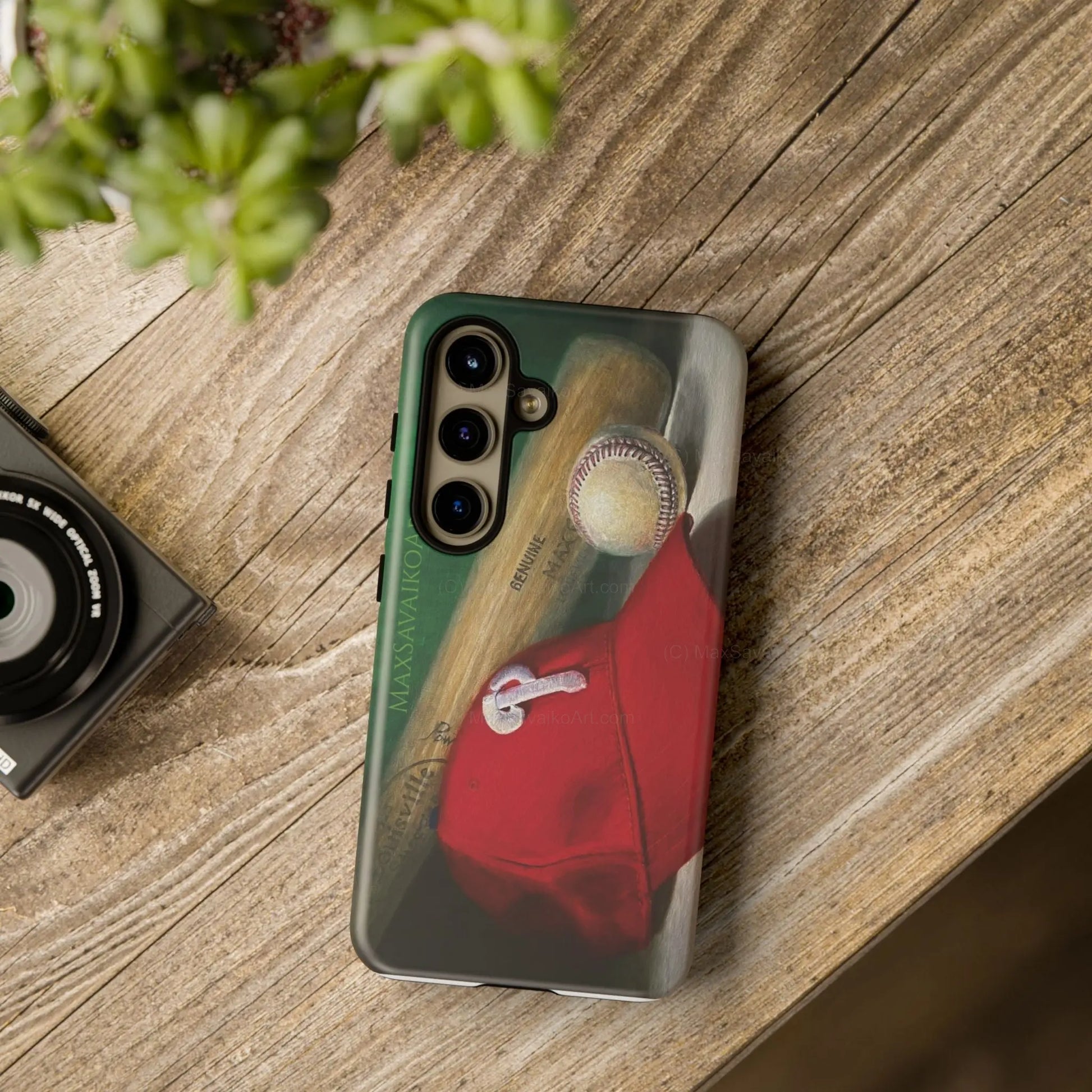 Custom Phone Case Philadelphia Phillies Play Ball Art - Max Savaiko Art Gallery