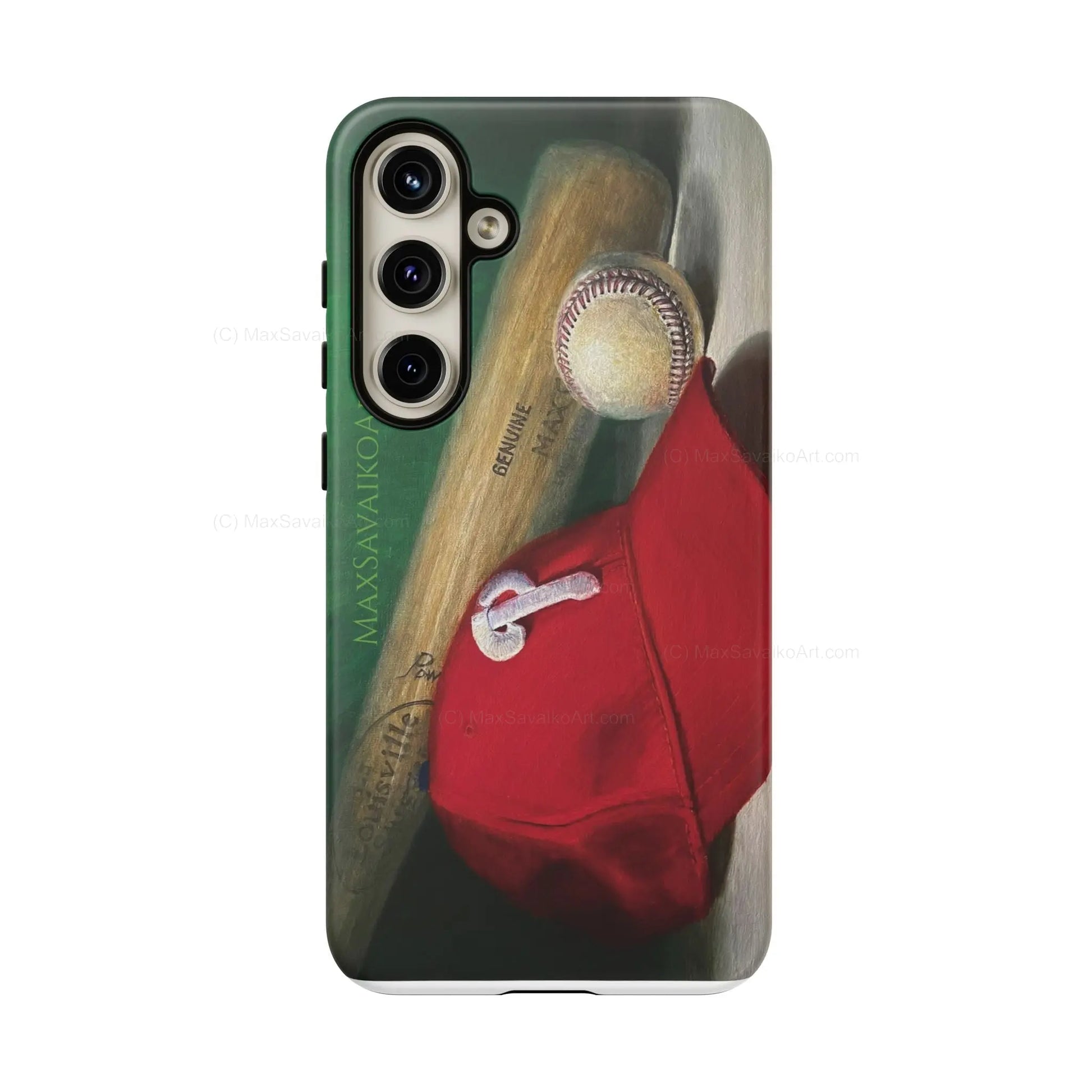 Custom Phone Case Philadelphia Phillies Play Ball Art - Max Savaiko Art Gallery