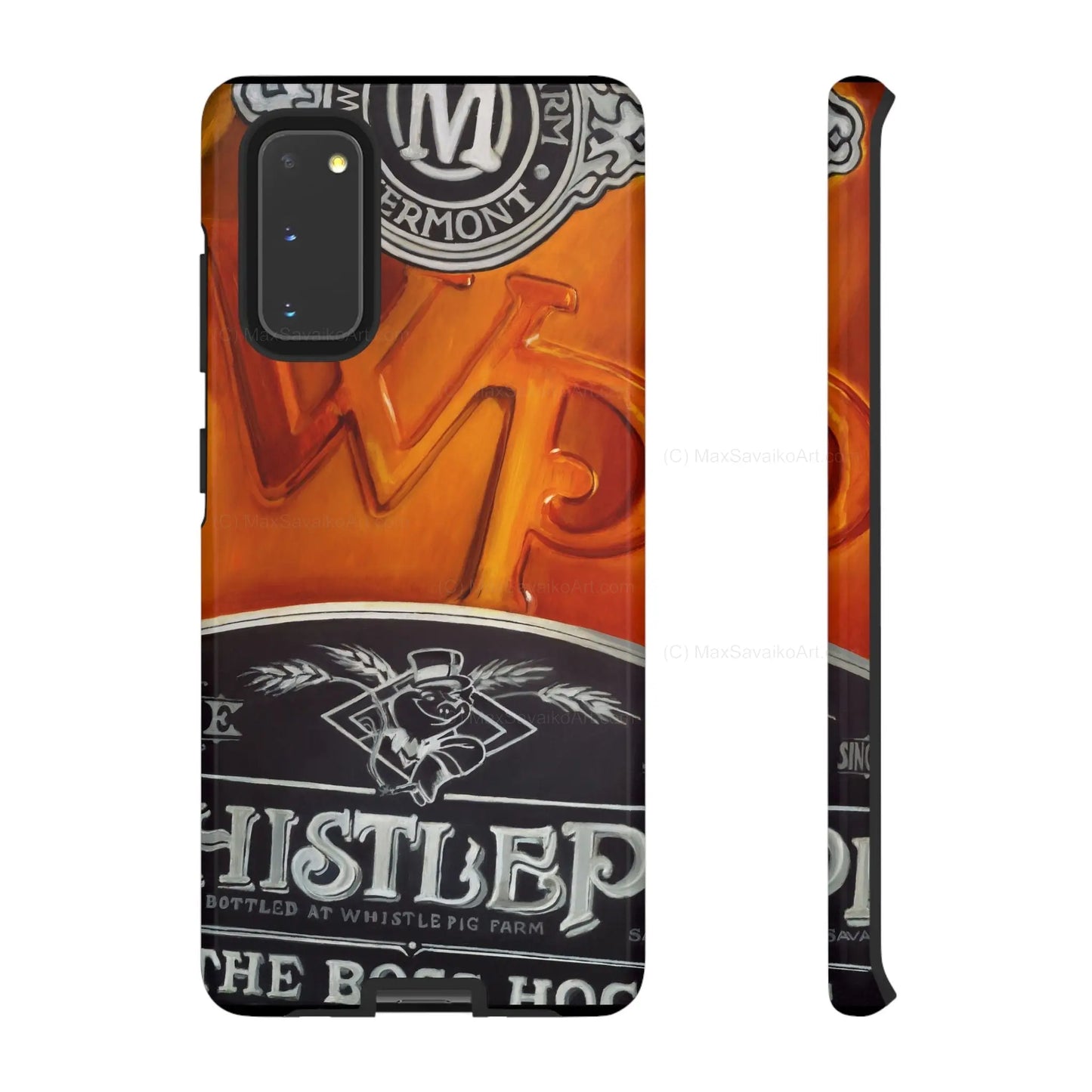 Custom Phone Case WhistlePig Boss Hog II Close Up Art     Printify