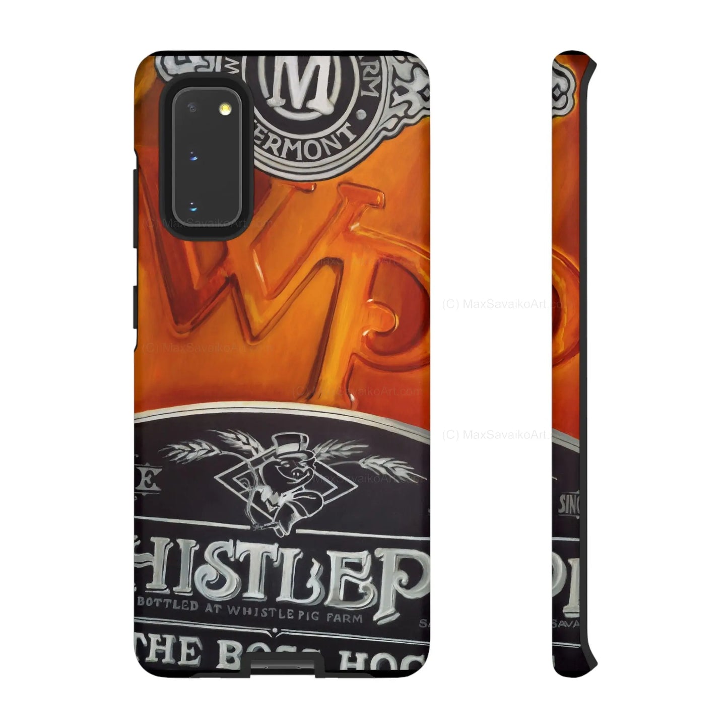 Custom Phone Case WhistlePig Boss Hog II Close Up Art     Printify