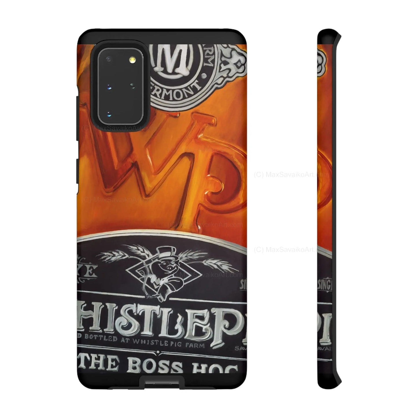 Custom Phone Case WhistlePig Boss Hog II Close Up Art     Printify