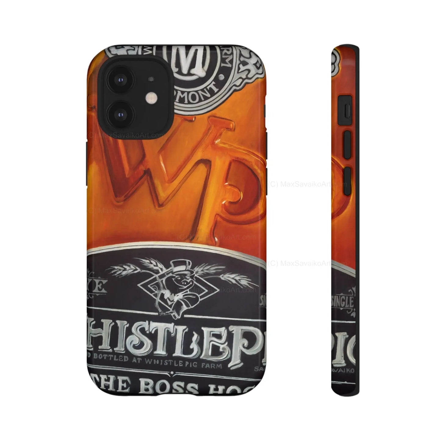 Custom Phone Case WhistlePig Boss Hog II Close Up Art     Printify