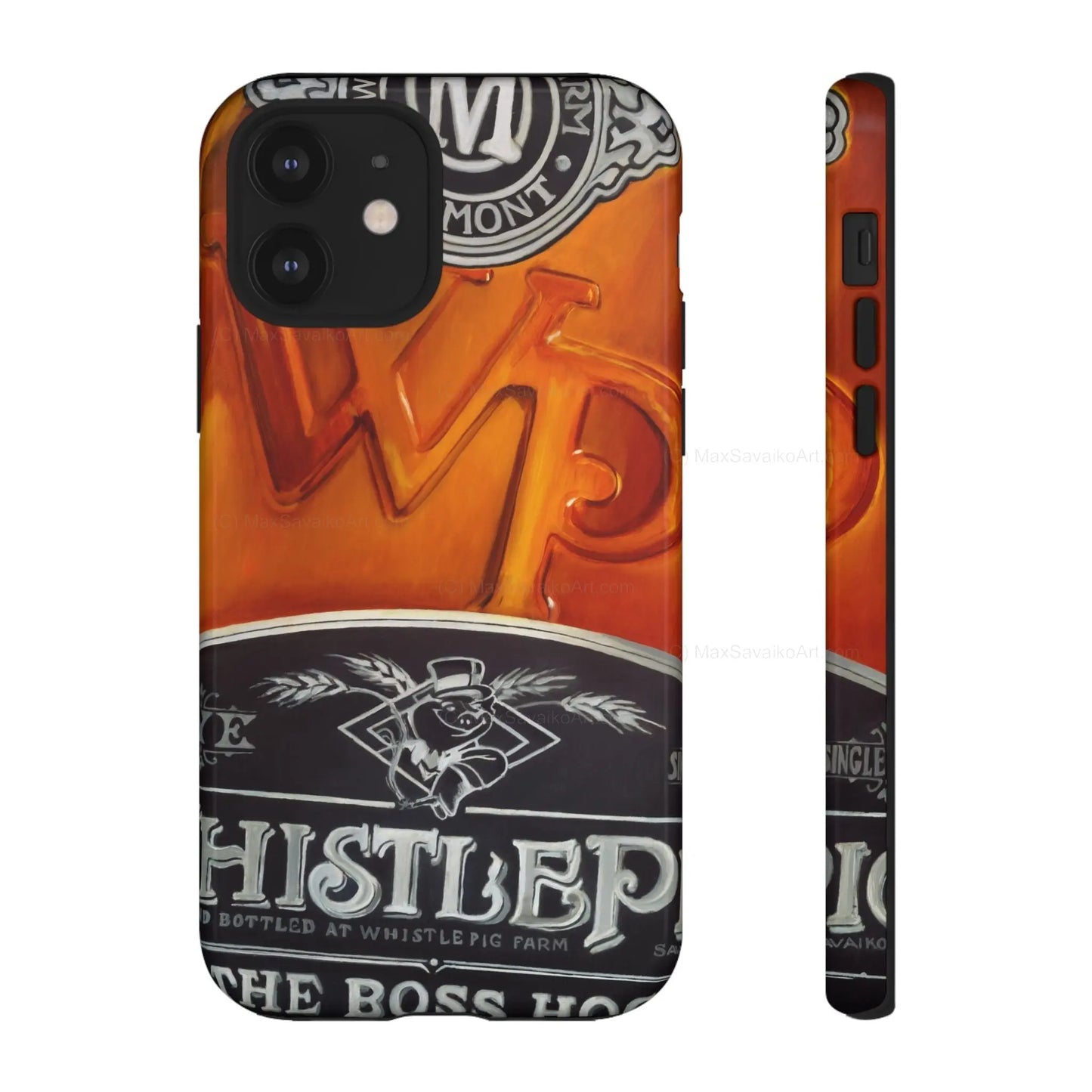 Custom Phone Case WhistlePig Boss Hog II Close Up Art     Printify