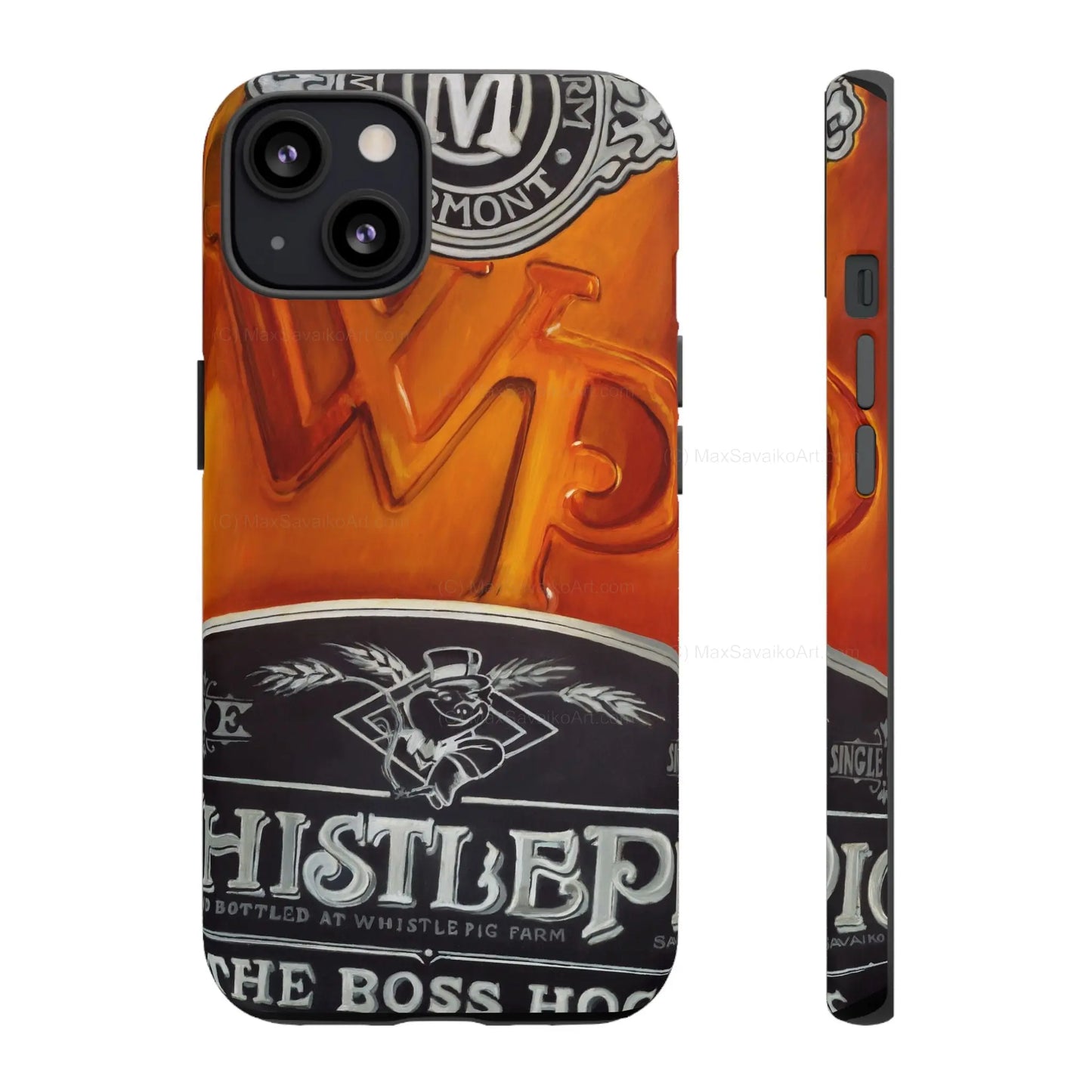 Custom Phone Case WhistlePig Boss Hog II Close Up Art     Printify