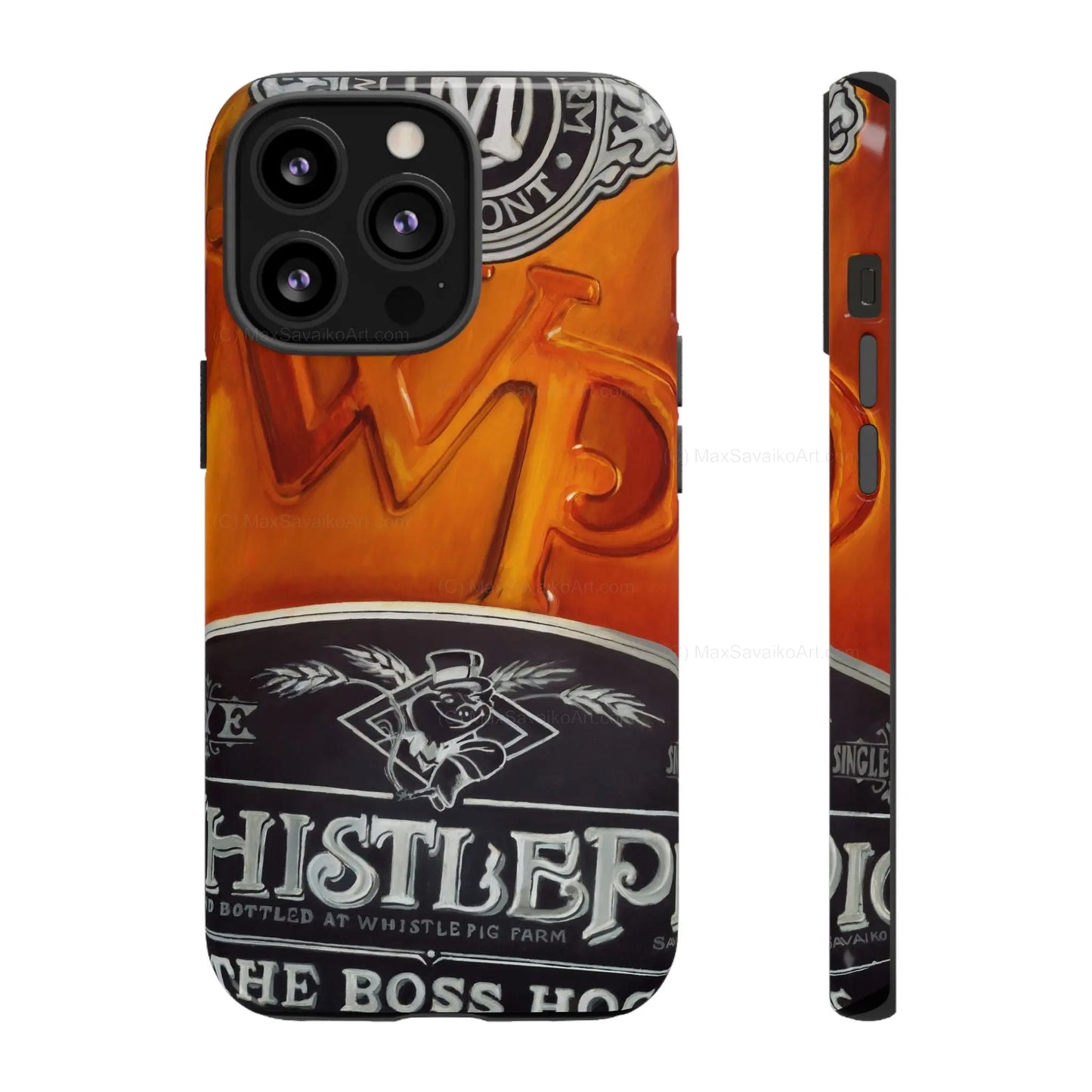 Custom Phone Case WhistlePig Boss Hog II Close Up Art     Printify