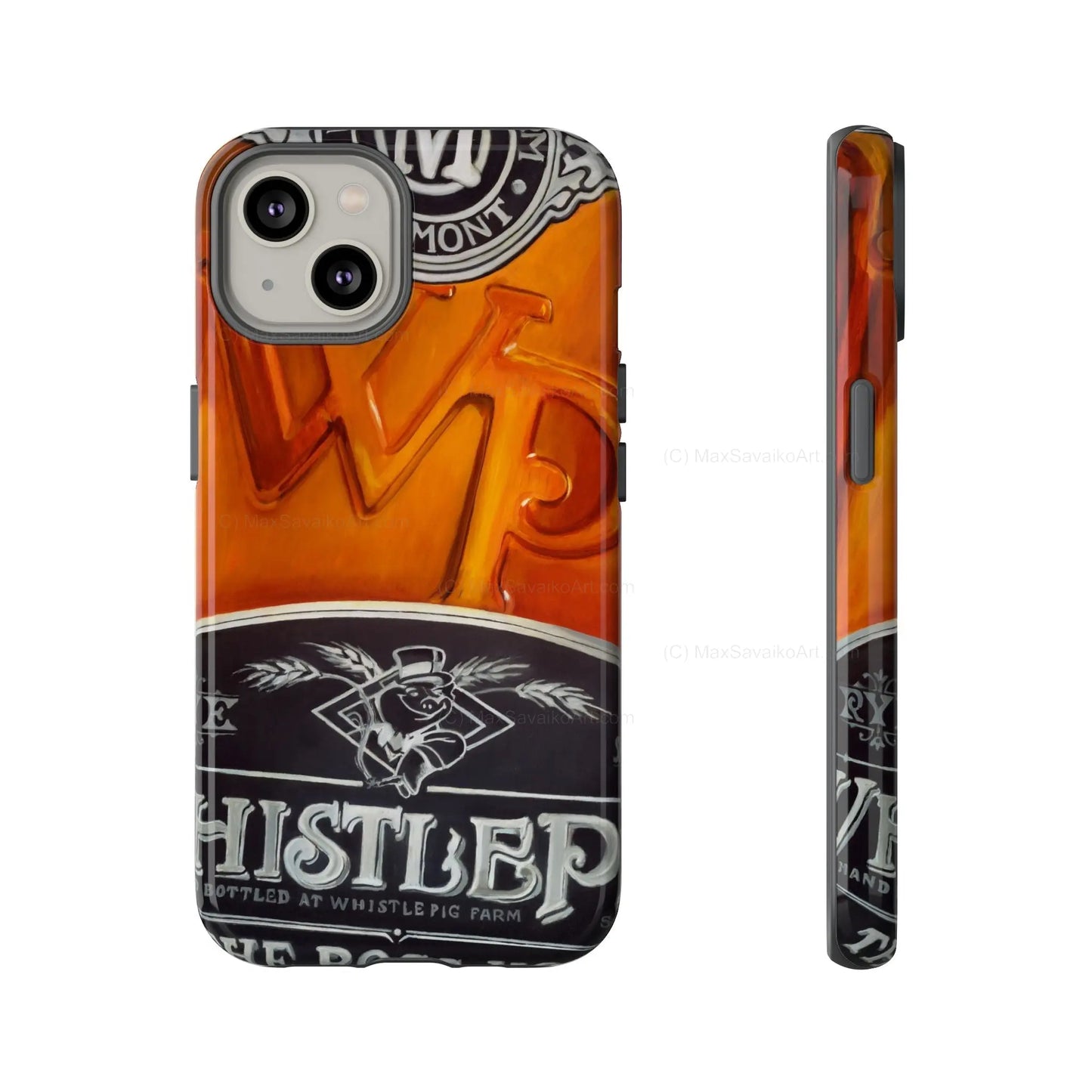 Custom Phone Case WhistlePig Boss Hog II Close Up Art     Printify