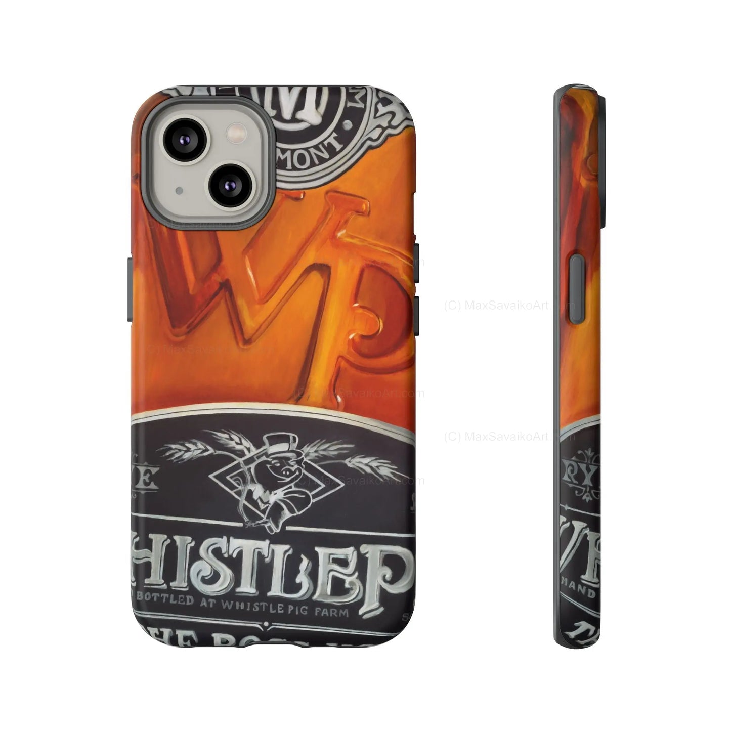 Custom Phone Case WhistlePig Boss Hog II Close Up Art     Printify