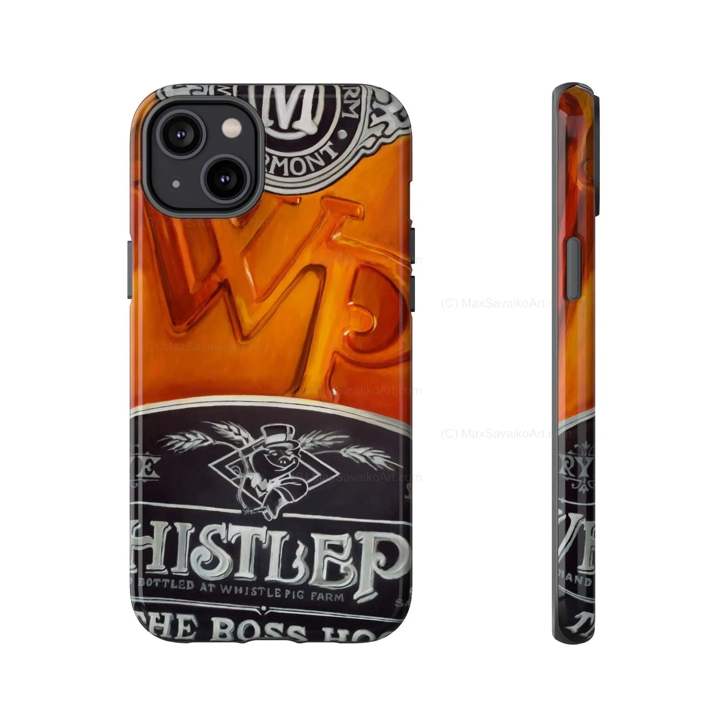 Custom Phone Case WhistlePig Boss Hog II Close Up Art     Printify