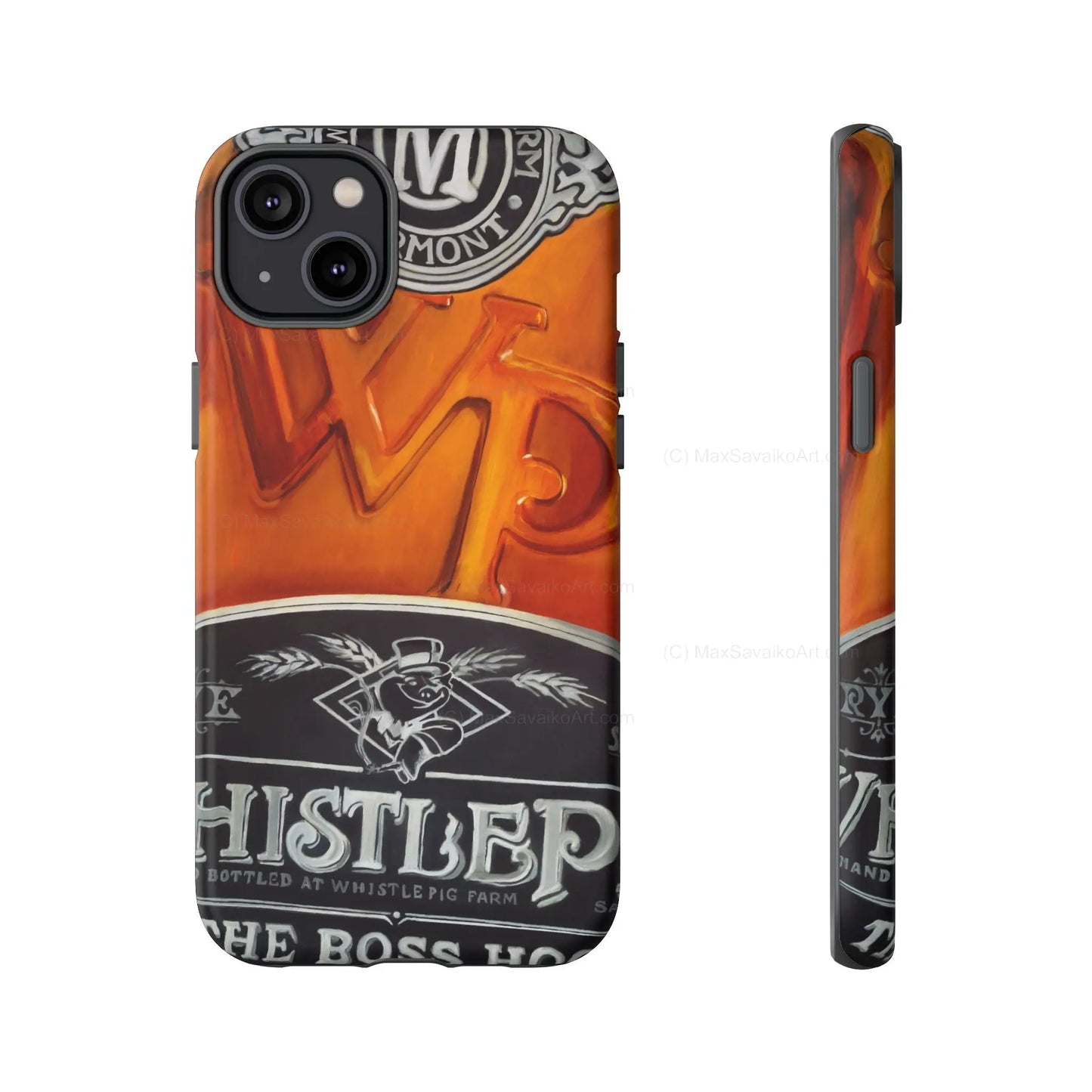 Custom Phone Case WhistlePig Boss Hog II Close Up Art     Printify