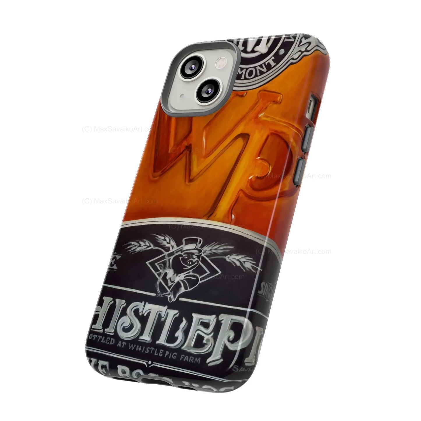 Custom Phone Case WhistlePig Boss Hog II Close Up Art     Printify