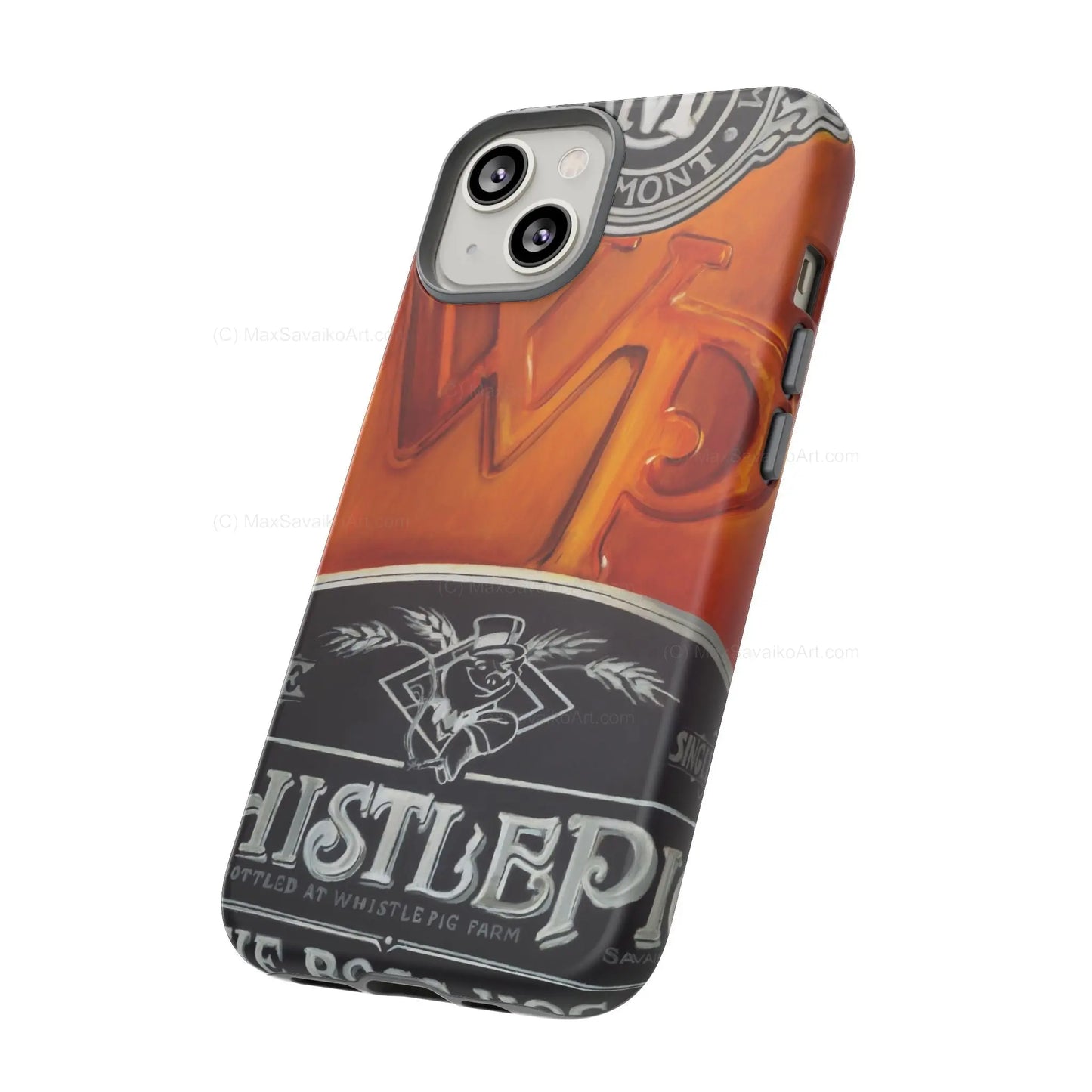 Custom Phone Case WhistlePig Boss Hog II Close Up Art     Printify