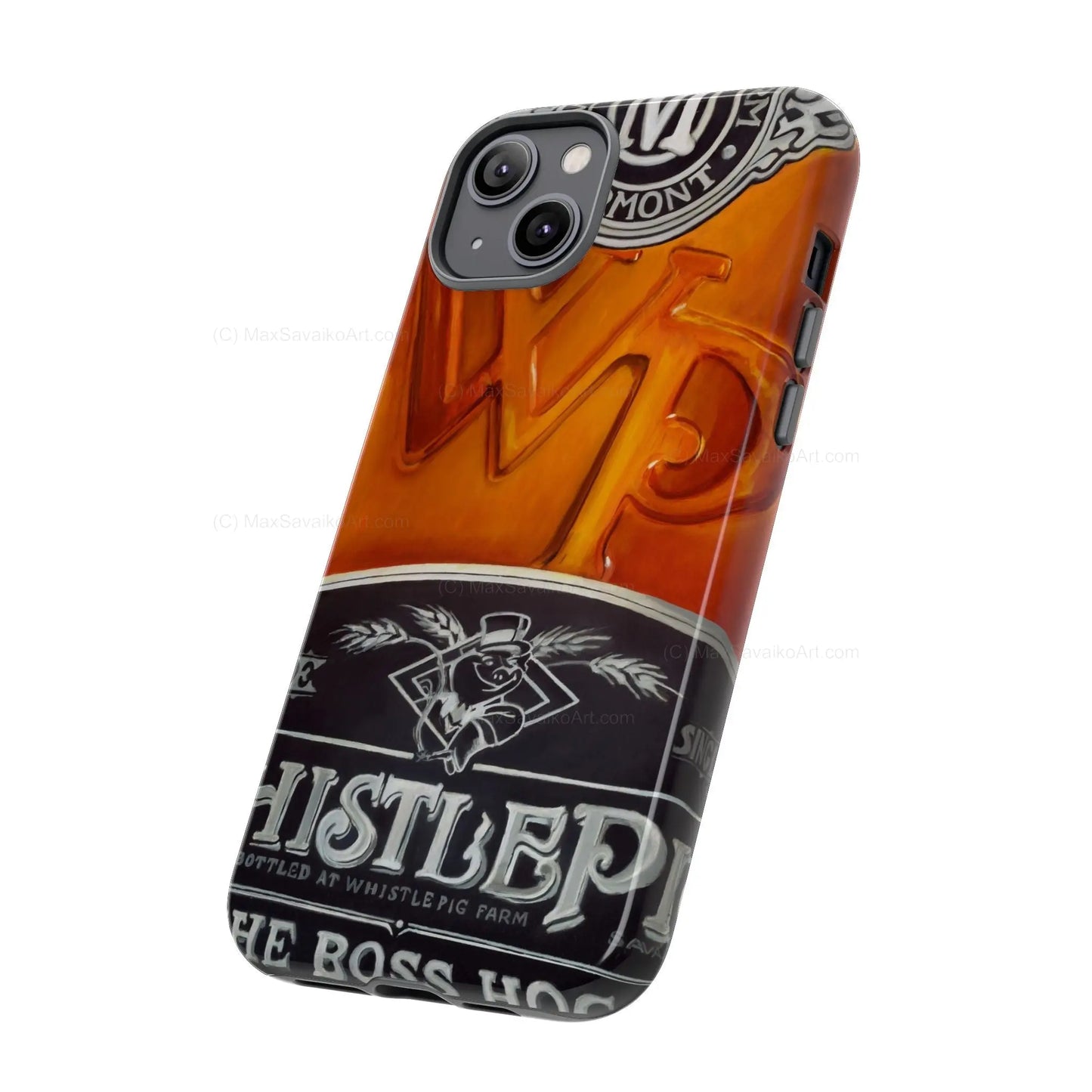 Custom Phone Case WhistlePig Boss Hog II Close Up Art     Printify