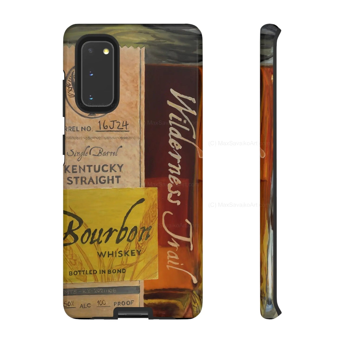 Custom Phone Case - Wilderness Trail Bourbon Honey Barrel Art     Printify